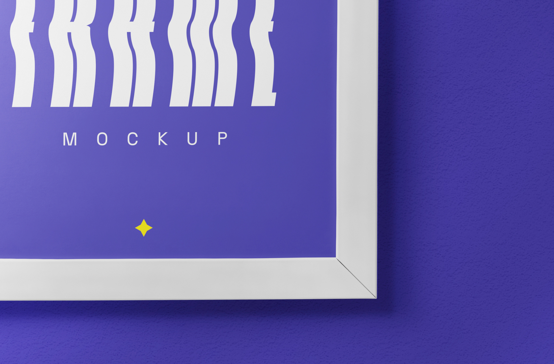 artwork display mock-up