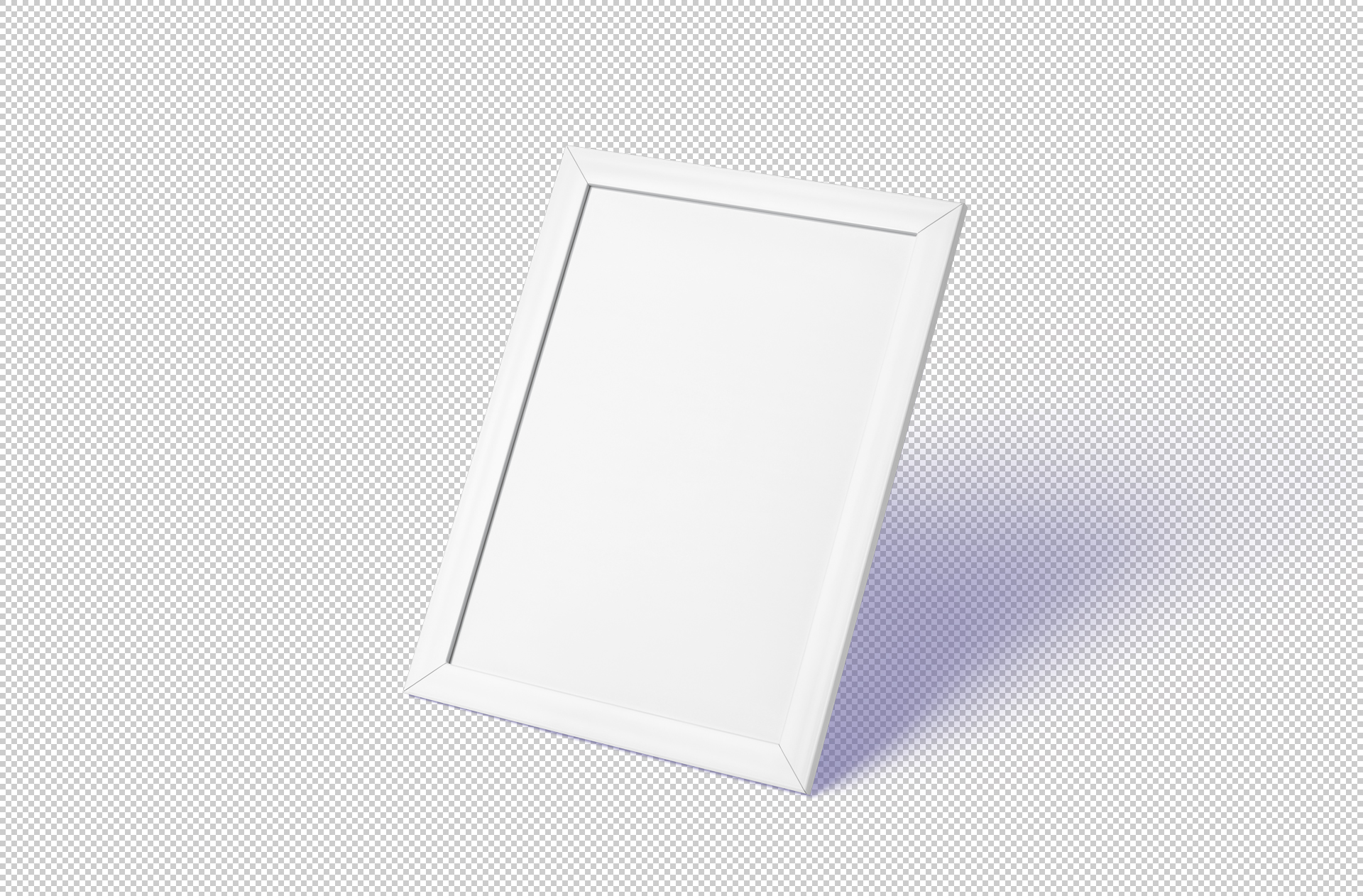 angled frame mock-up