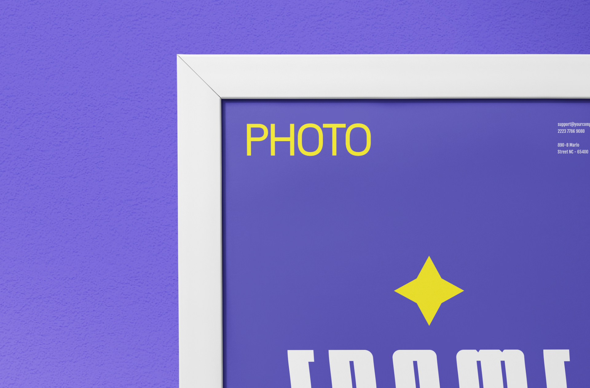 artwork display PSD