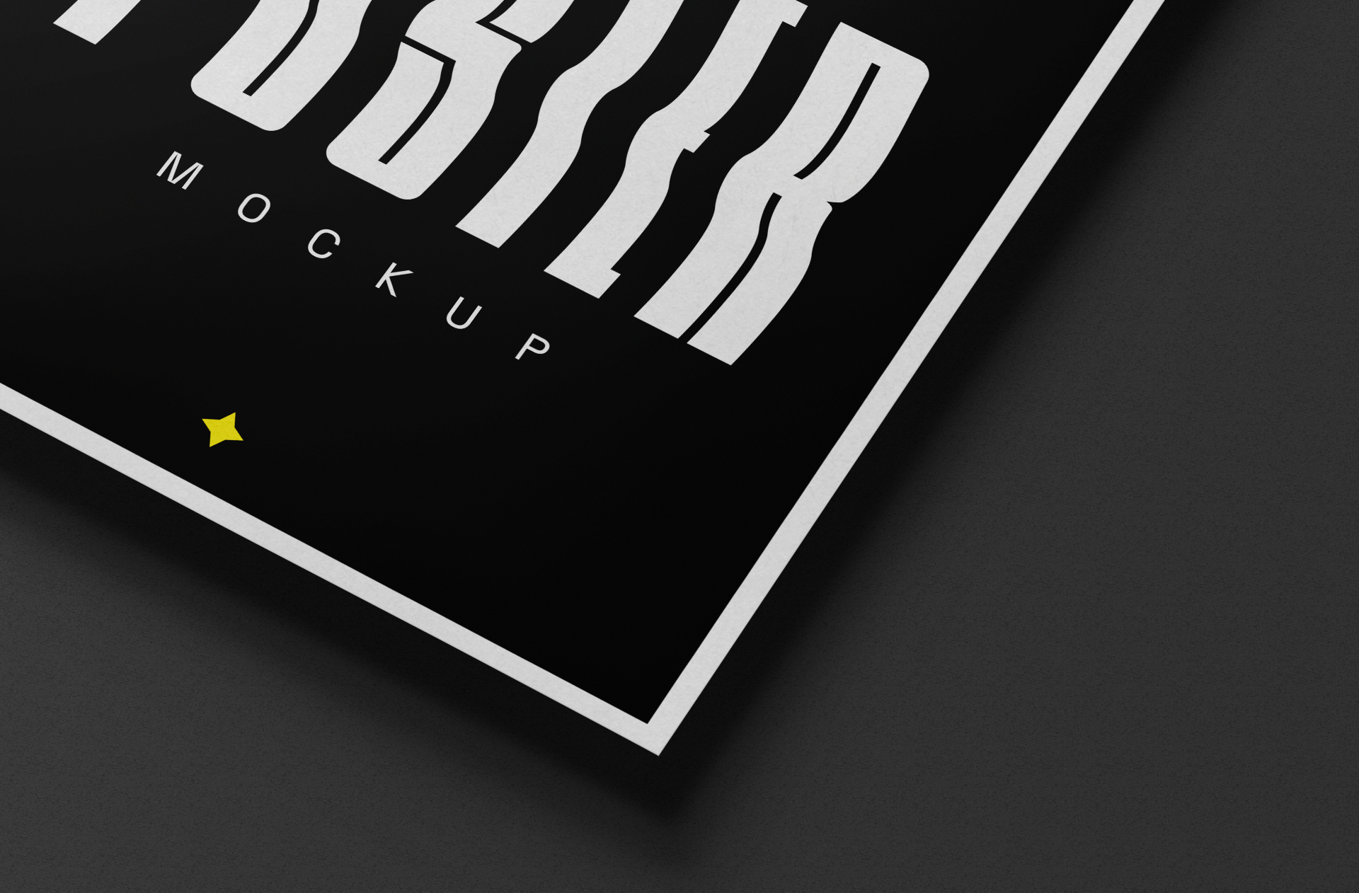 A3 poster mockup