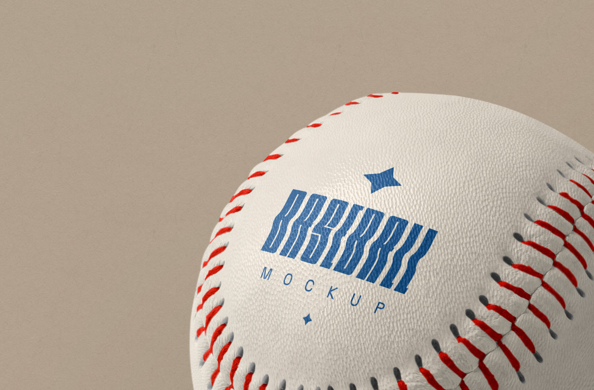 baseball mockup