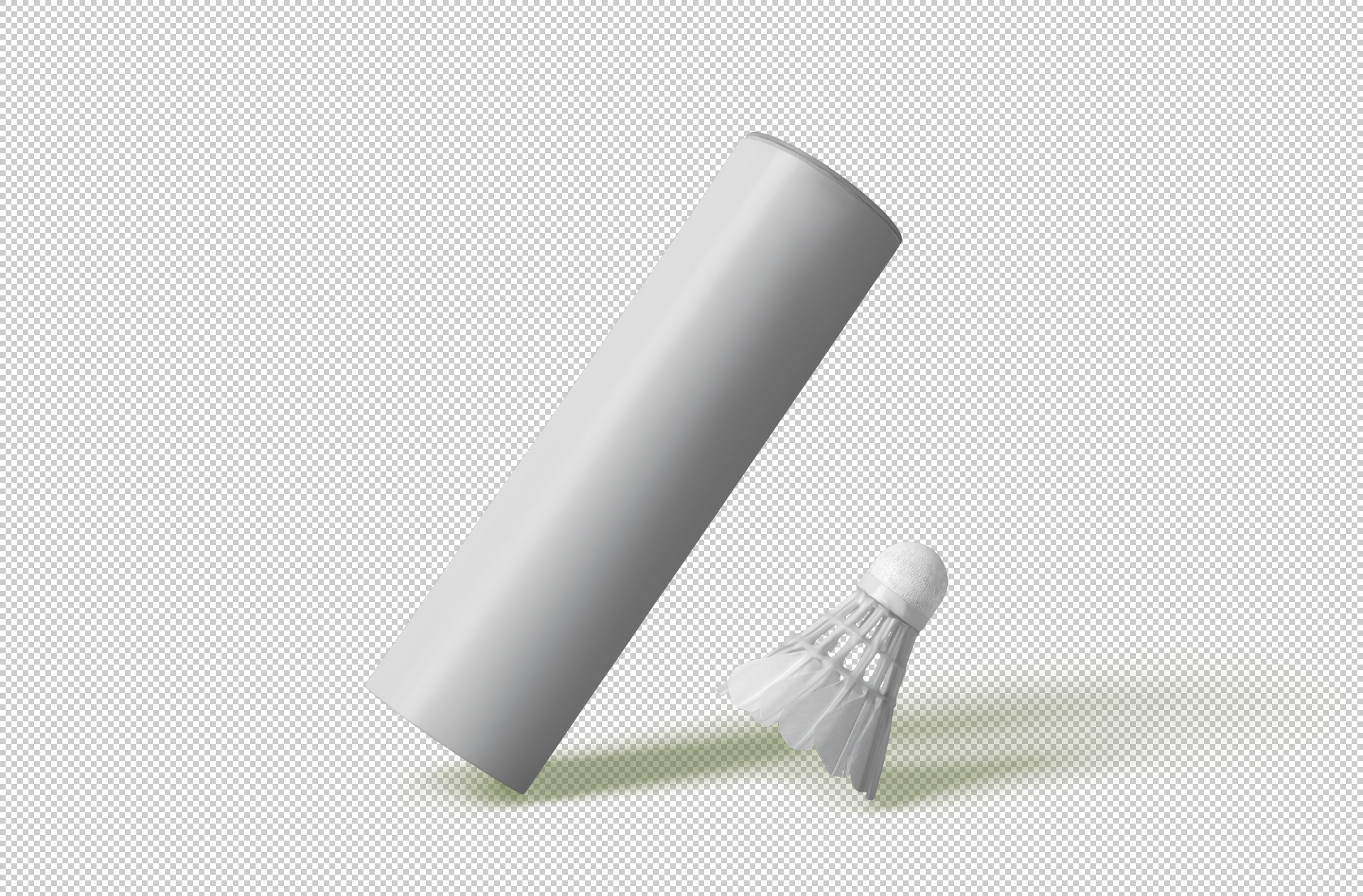 badminton accessories mockup
