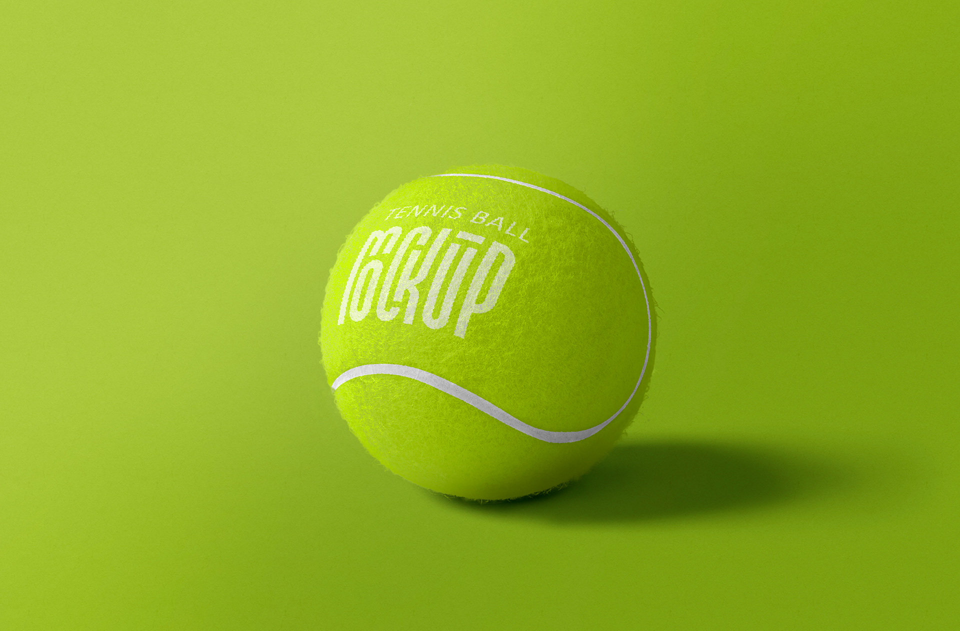 Realistic Tennis Ball Mockup for Sports Branding