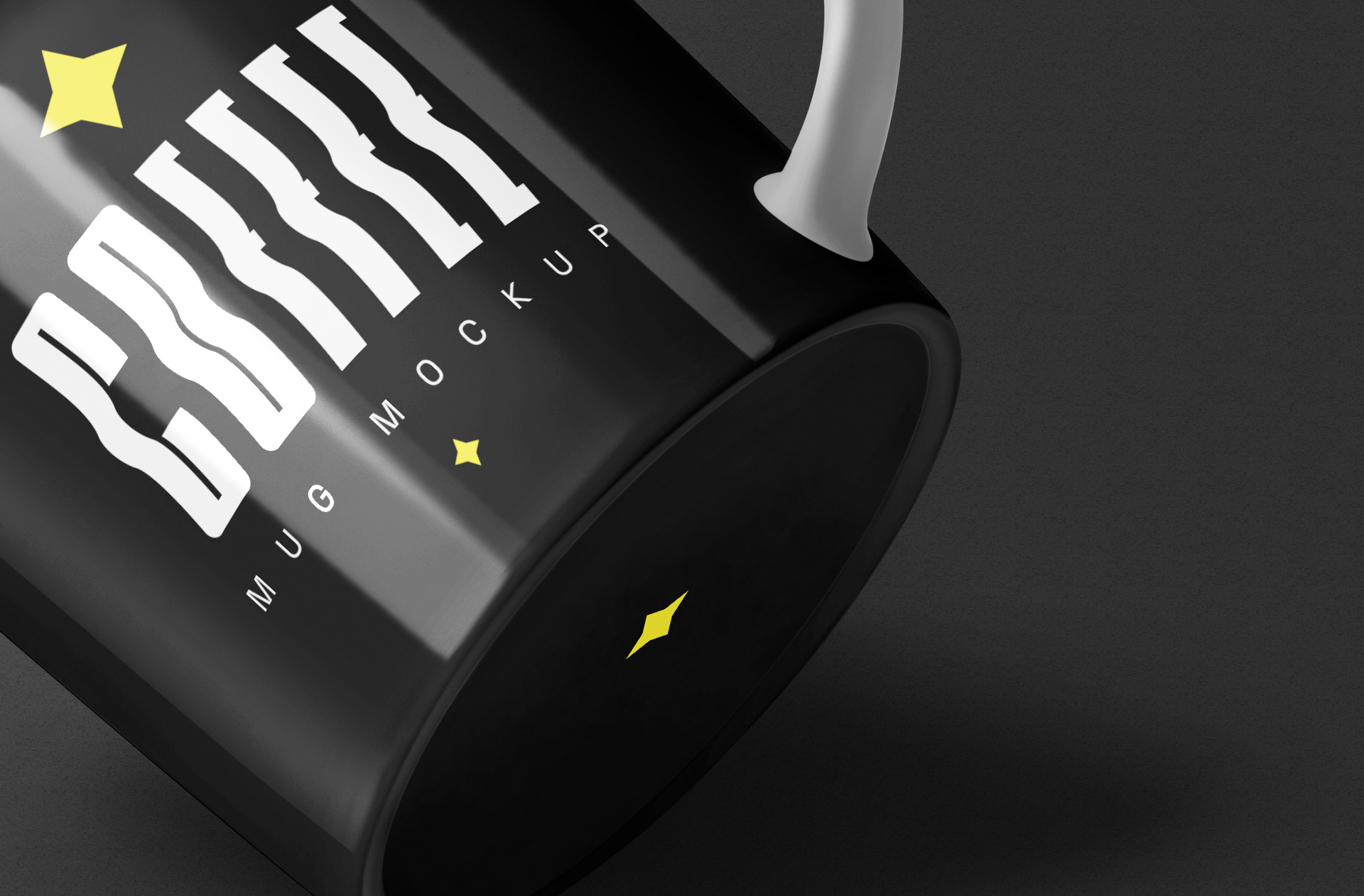 barista mug mockup