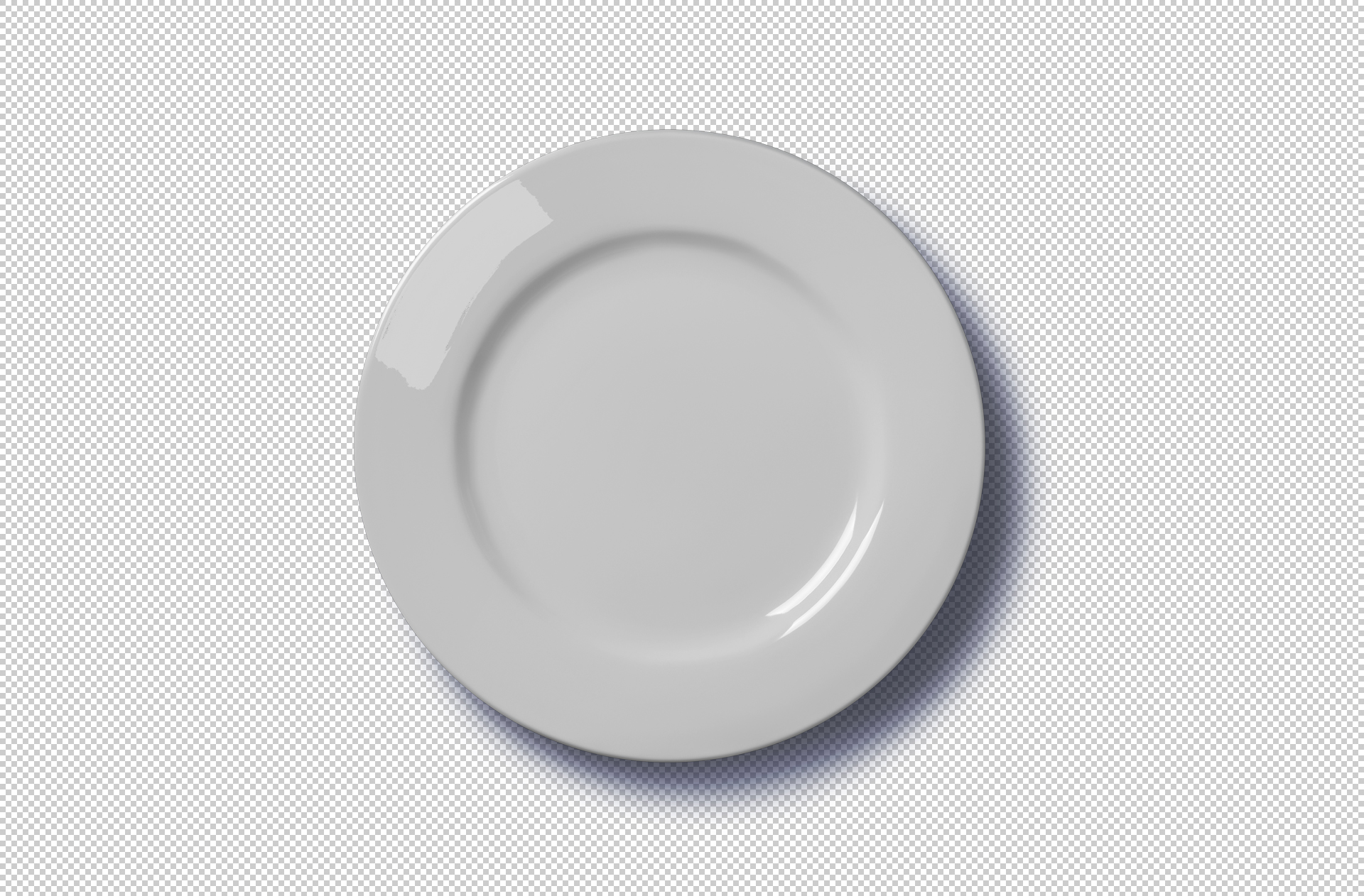 ceramic dish mock-up