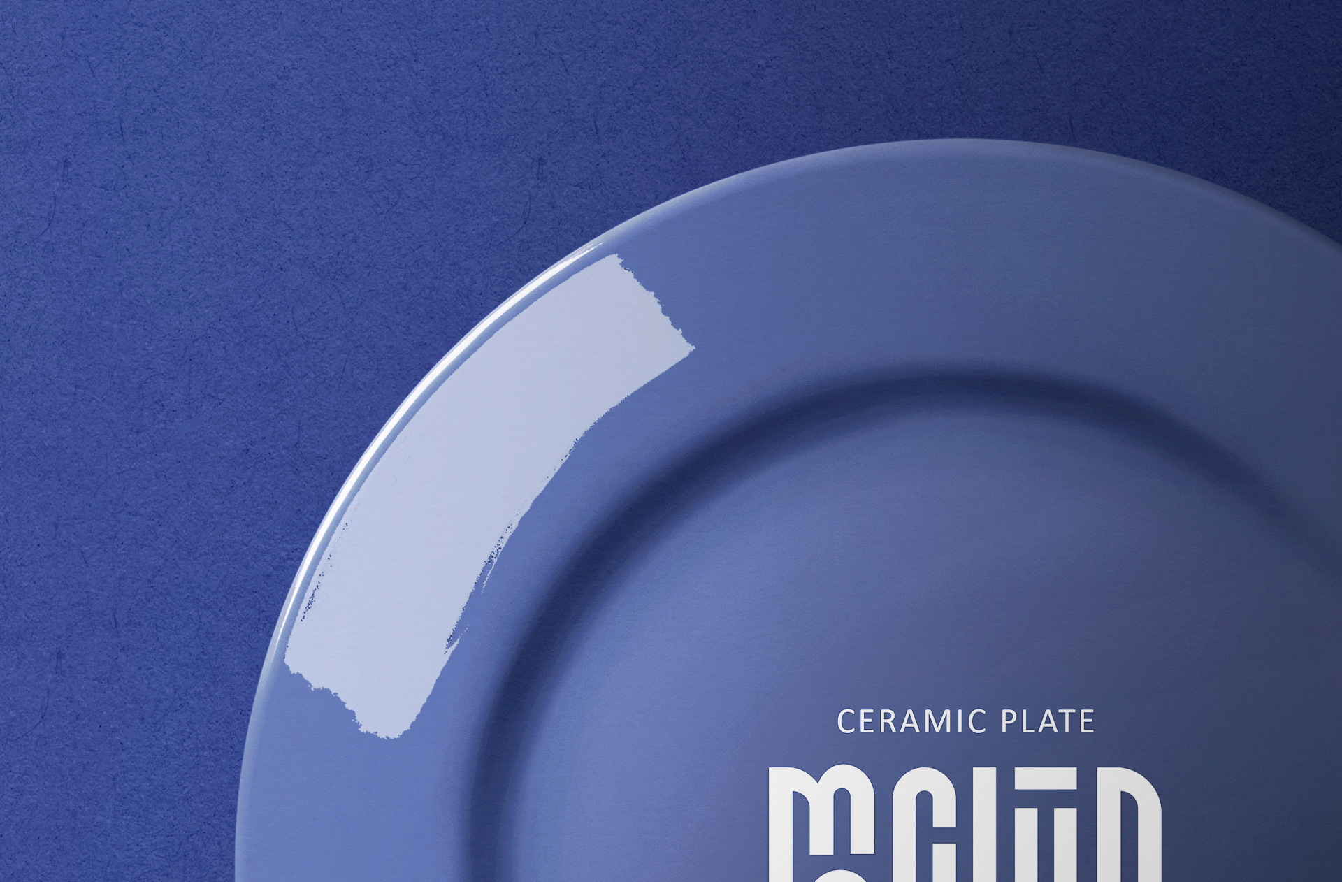 ceramic dish mock-up