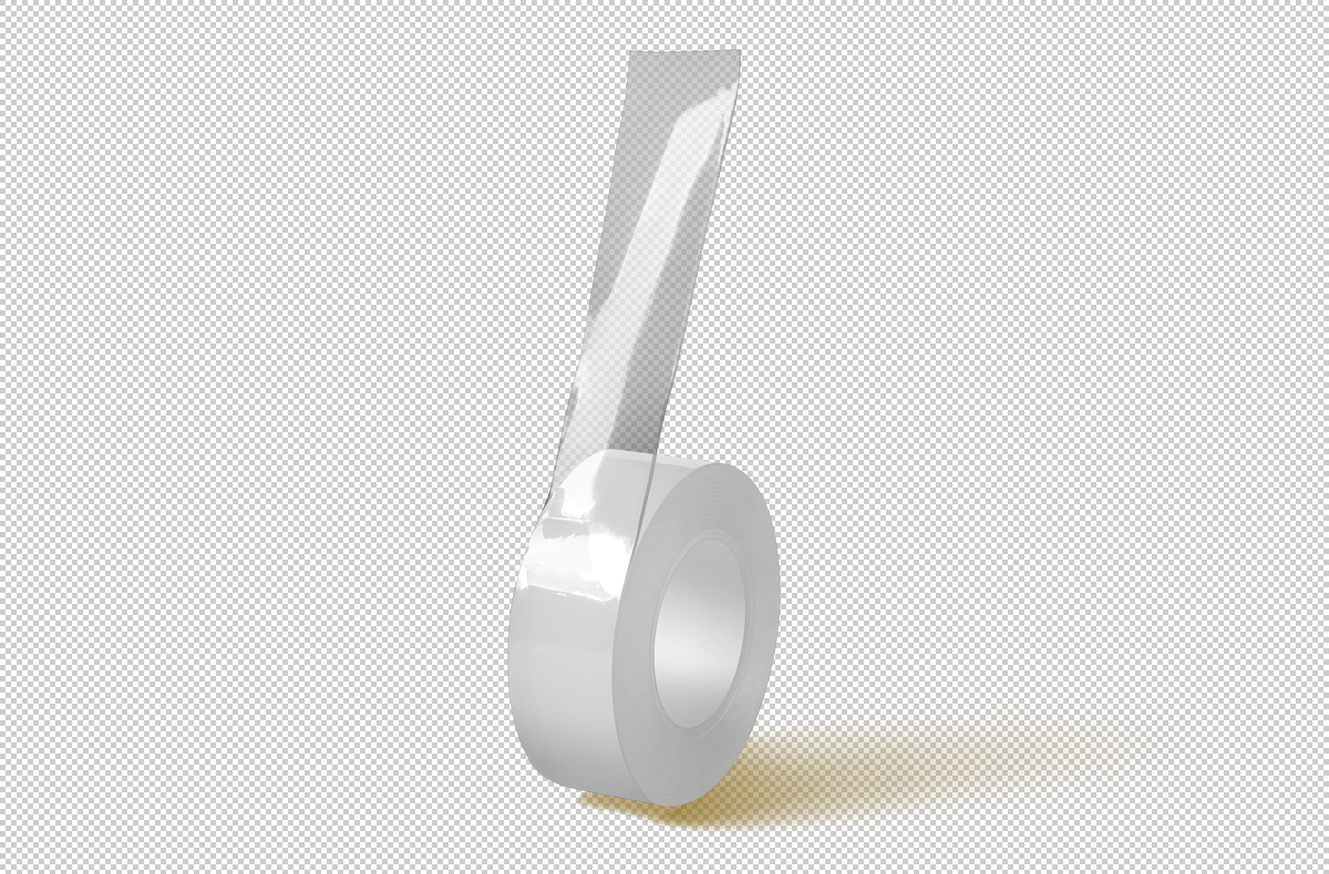 clear adhesive tape mockup