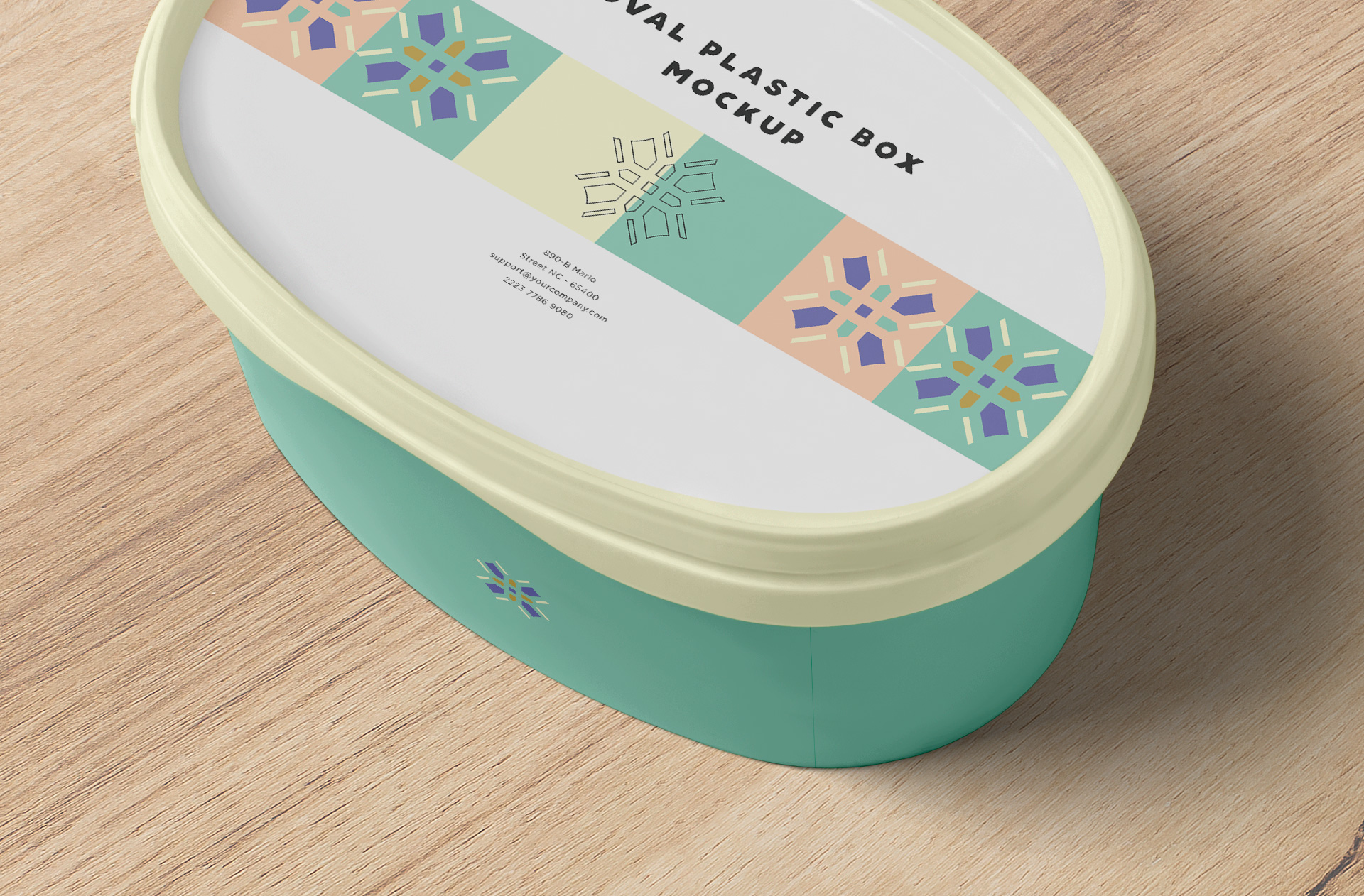 customizable plastic tub