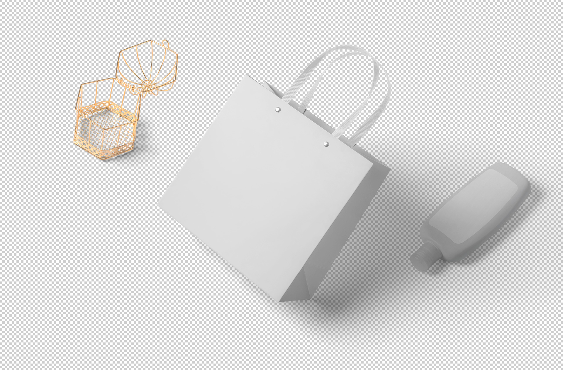 custom print bag mock-up