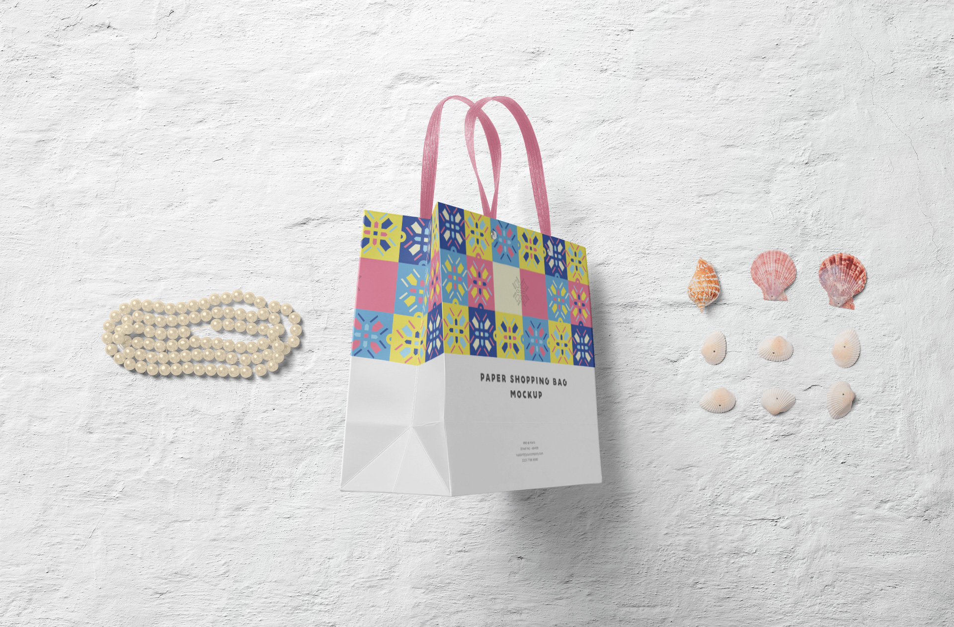 Luxury Paper Shopping Bag Mockup – Premium Retail Design