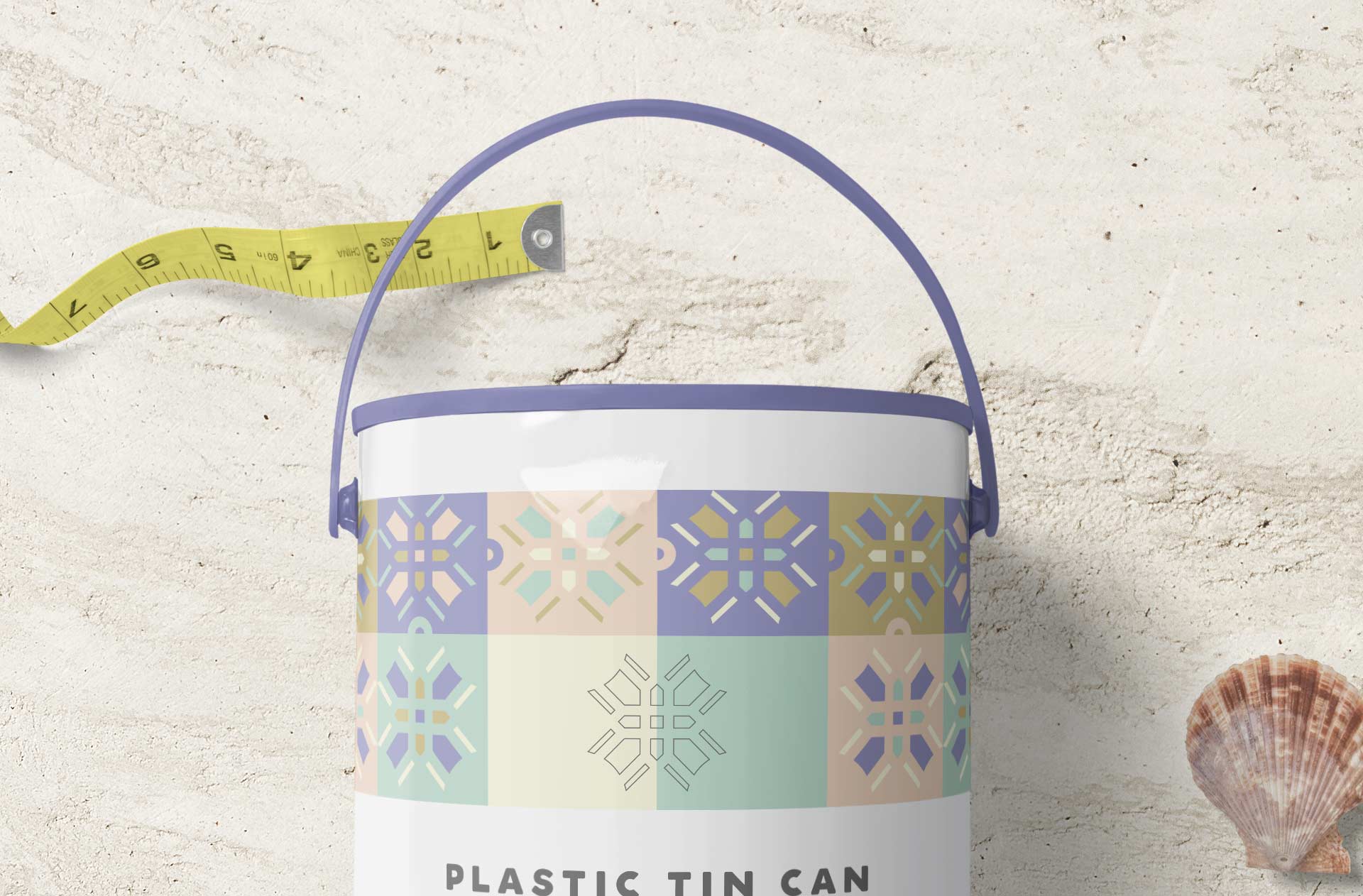 customizable plastic can mockup