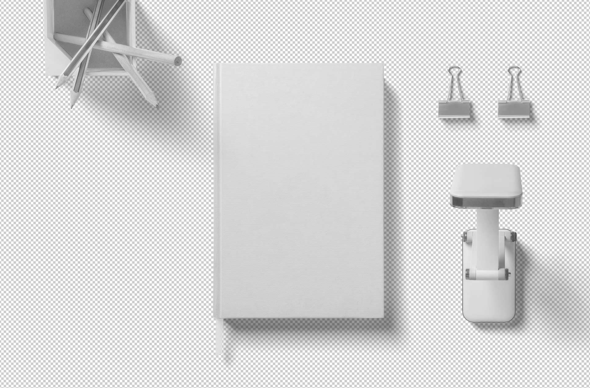 A4 book mockup