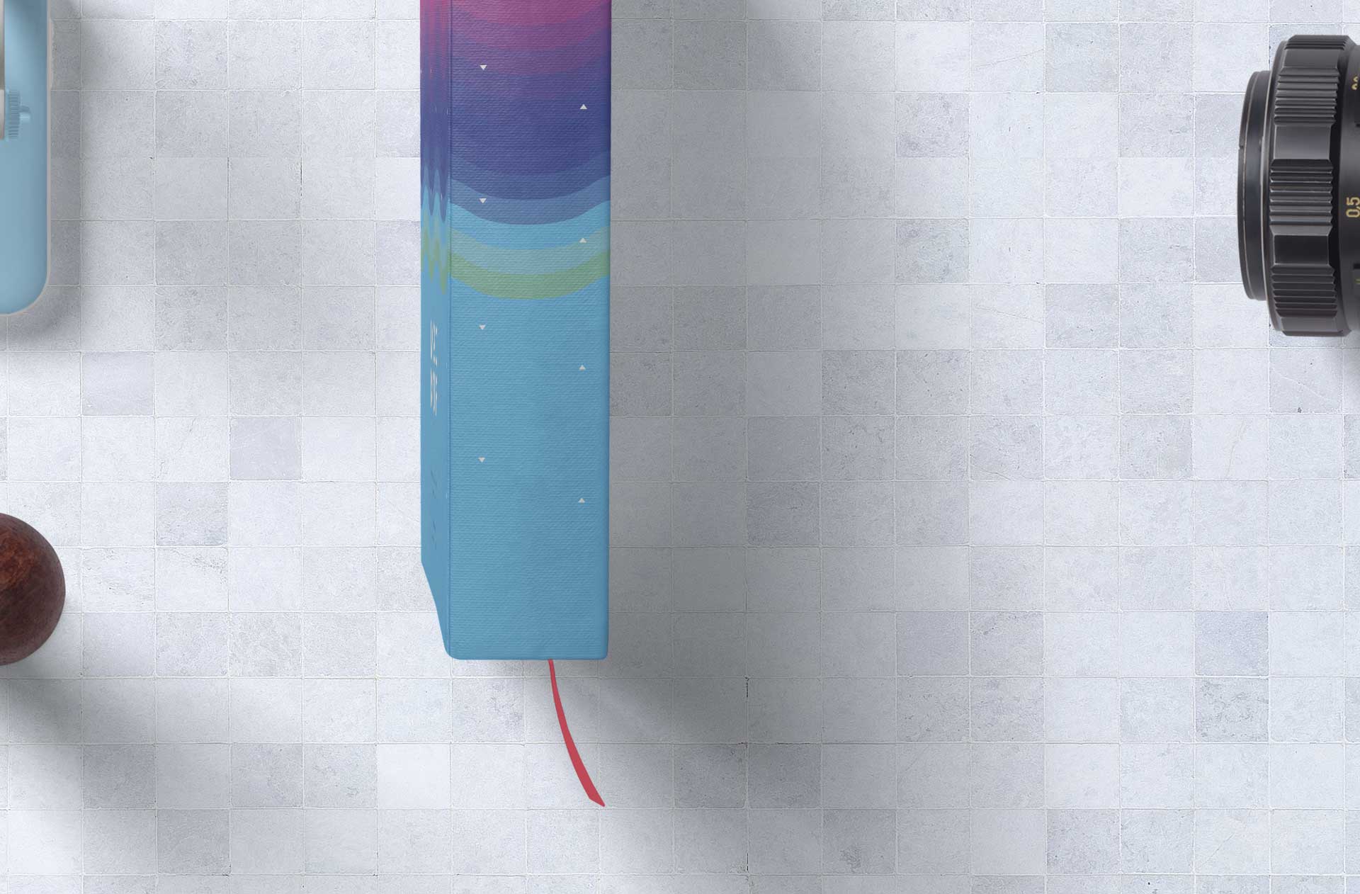 A4 book mockup