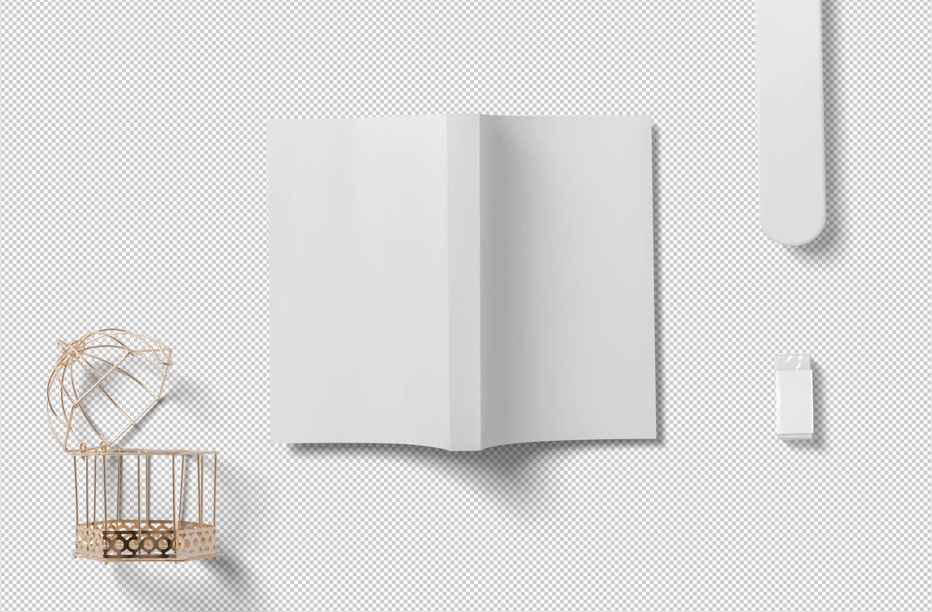 a5 book mockup
