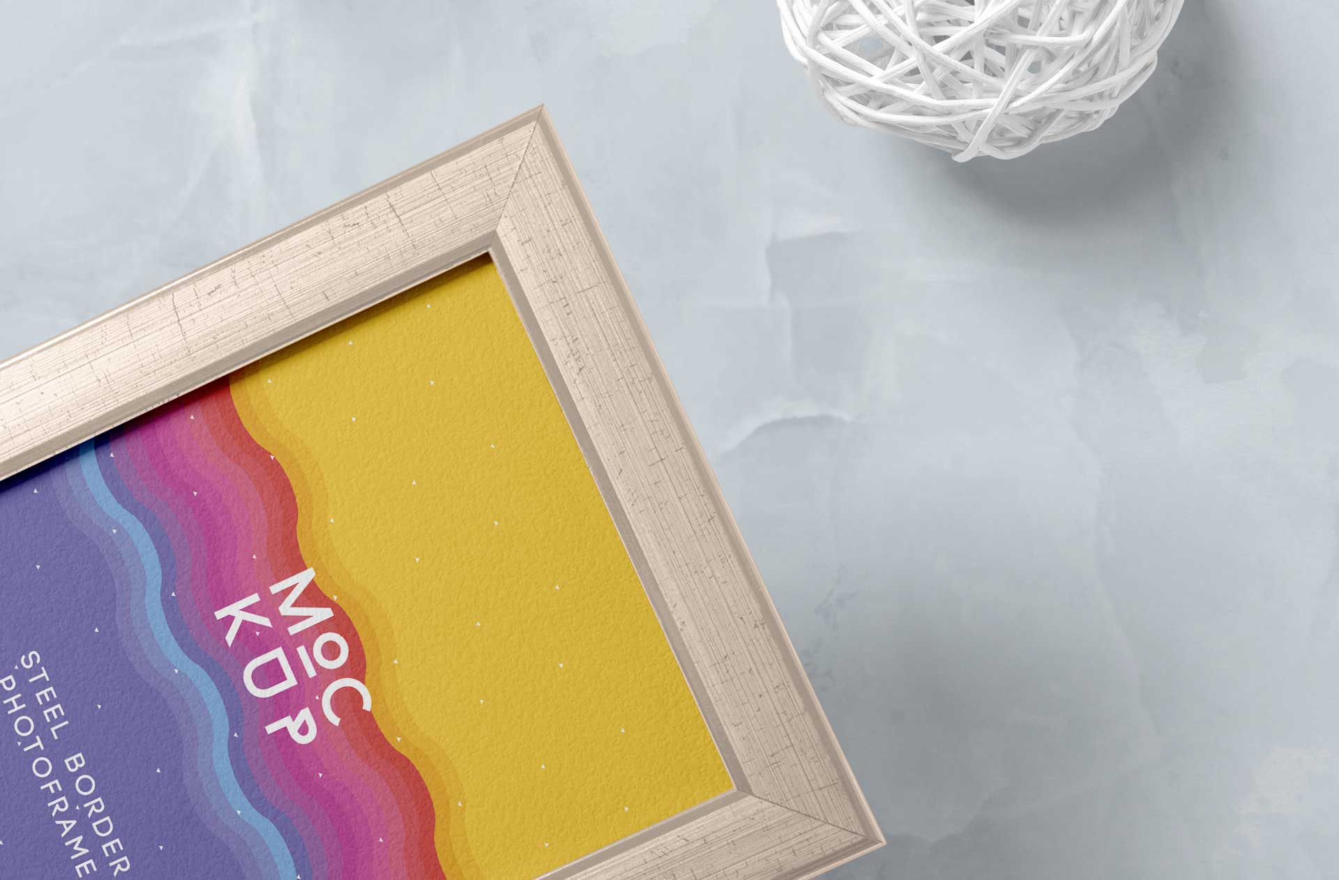 artwork frame mock-up
