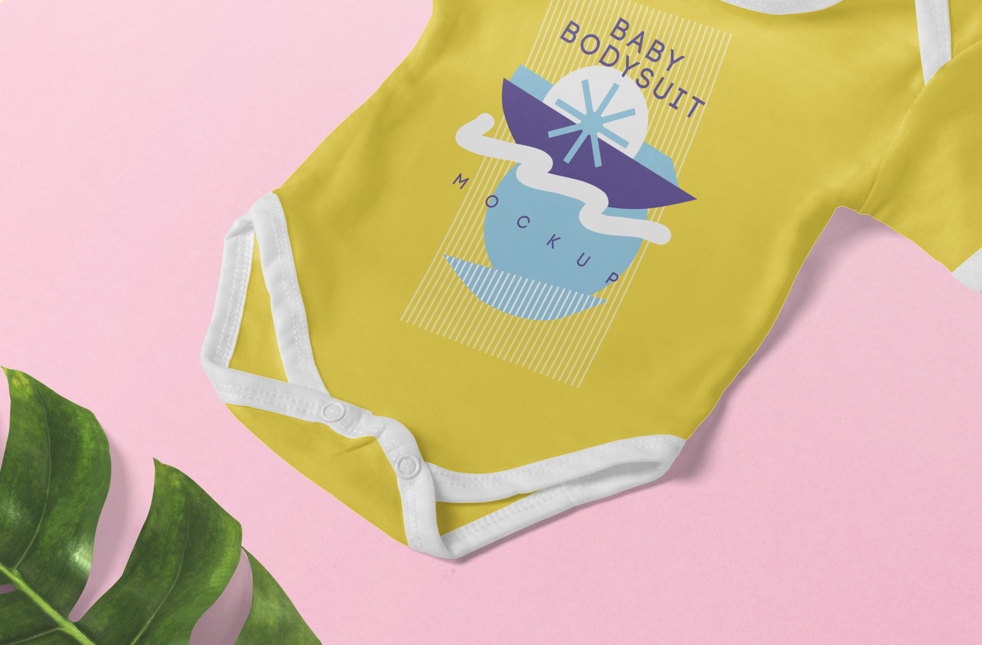 baby bodysuit mock-up