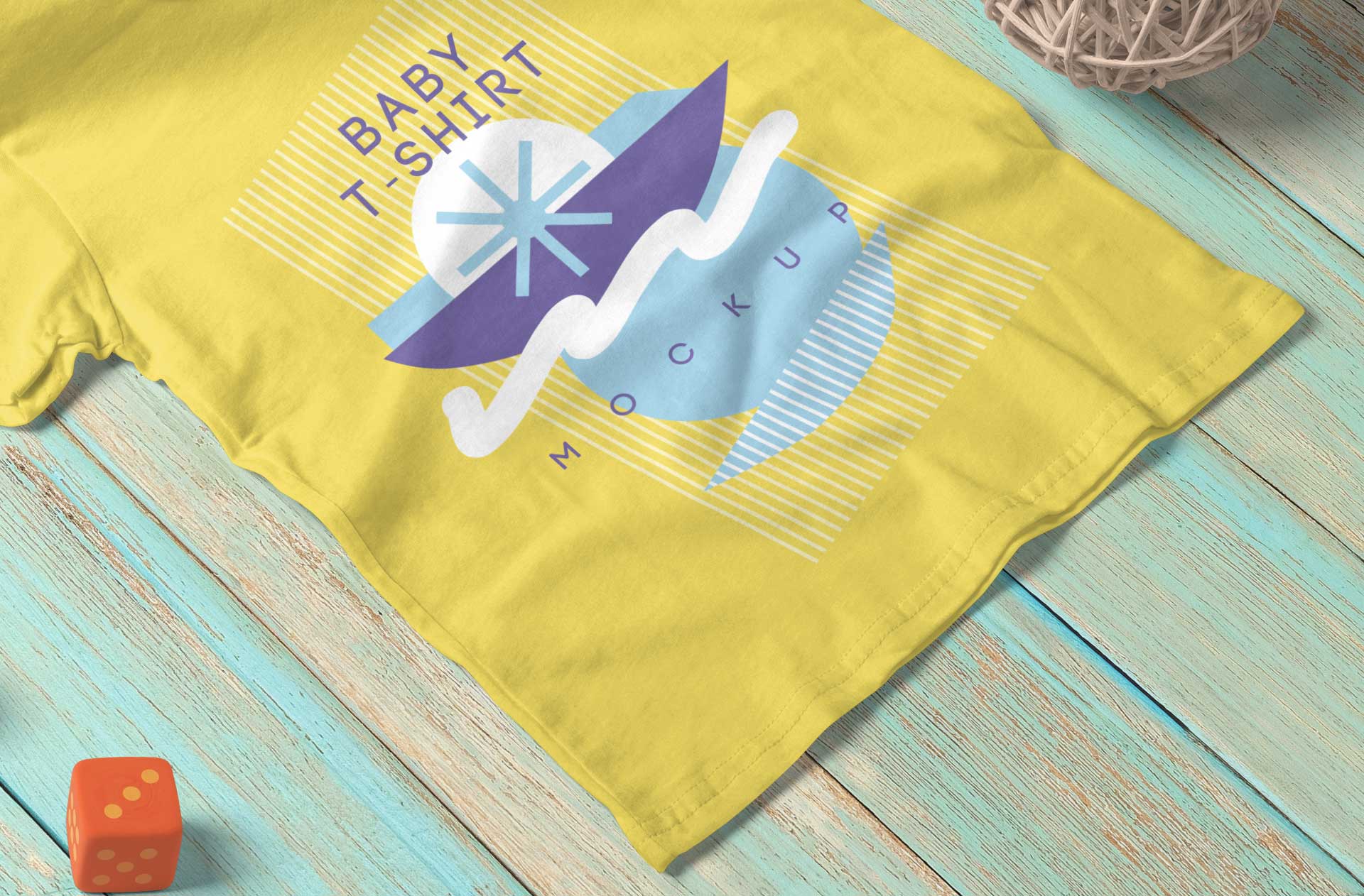 baby apparel mock-up