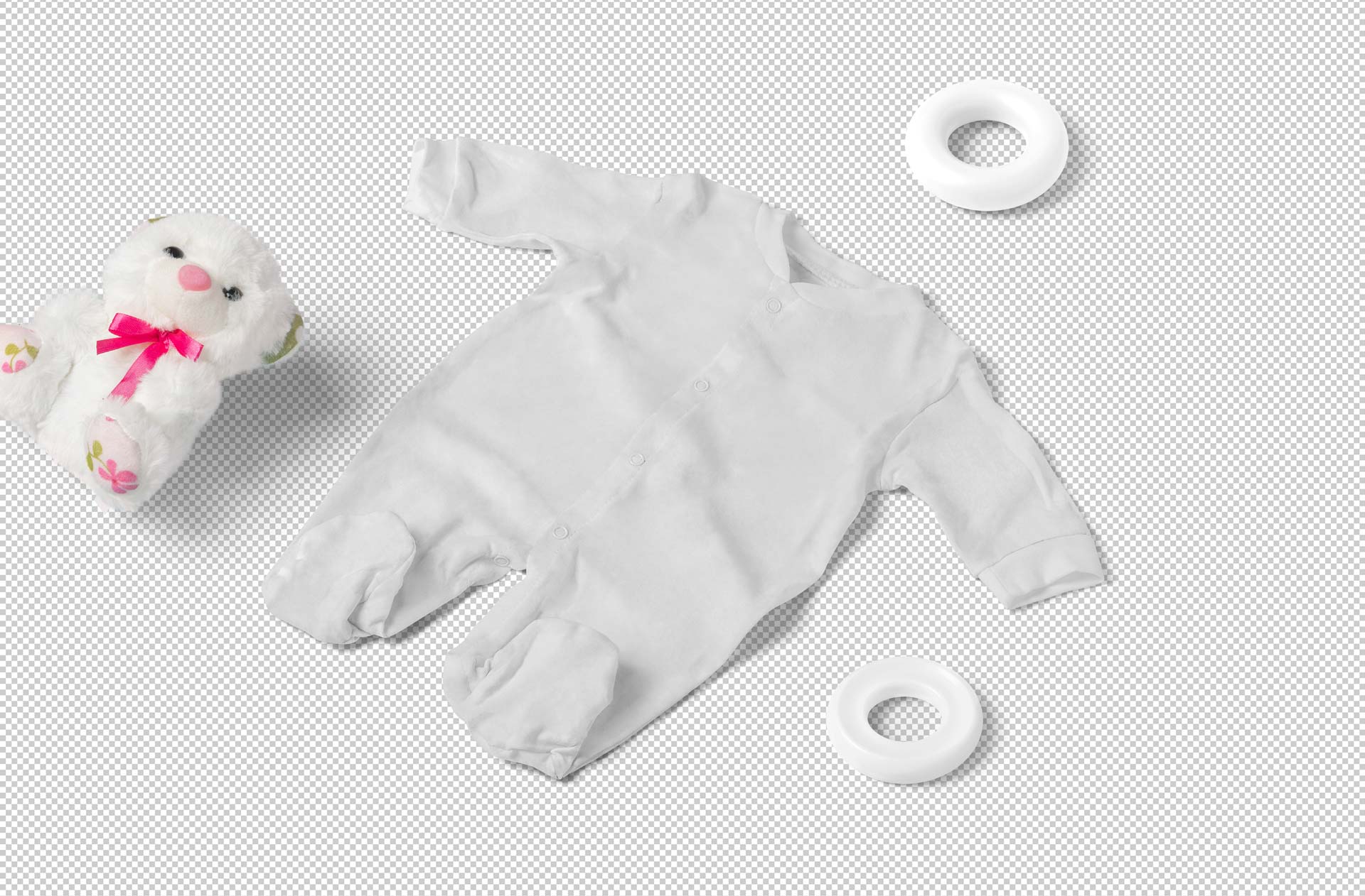 baby clothing branding mock-up
