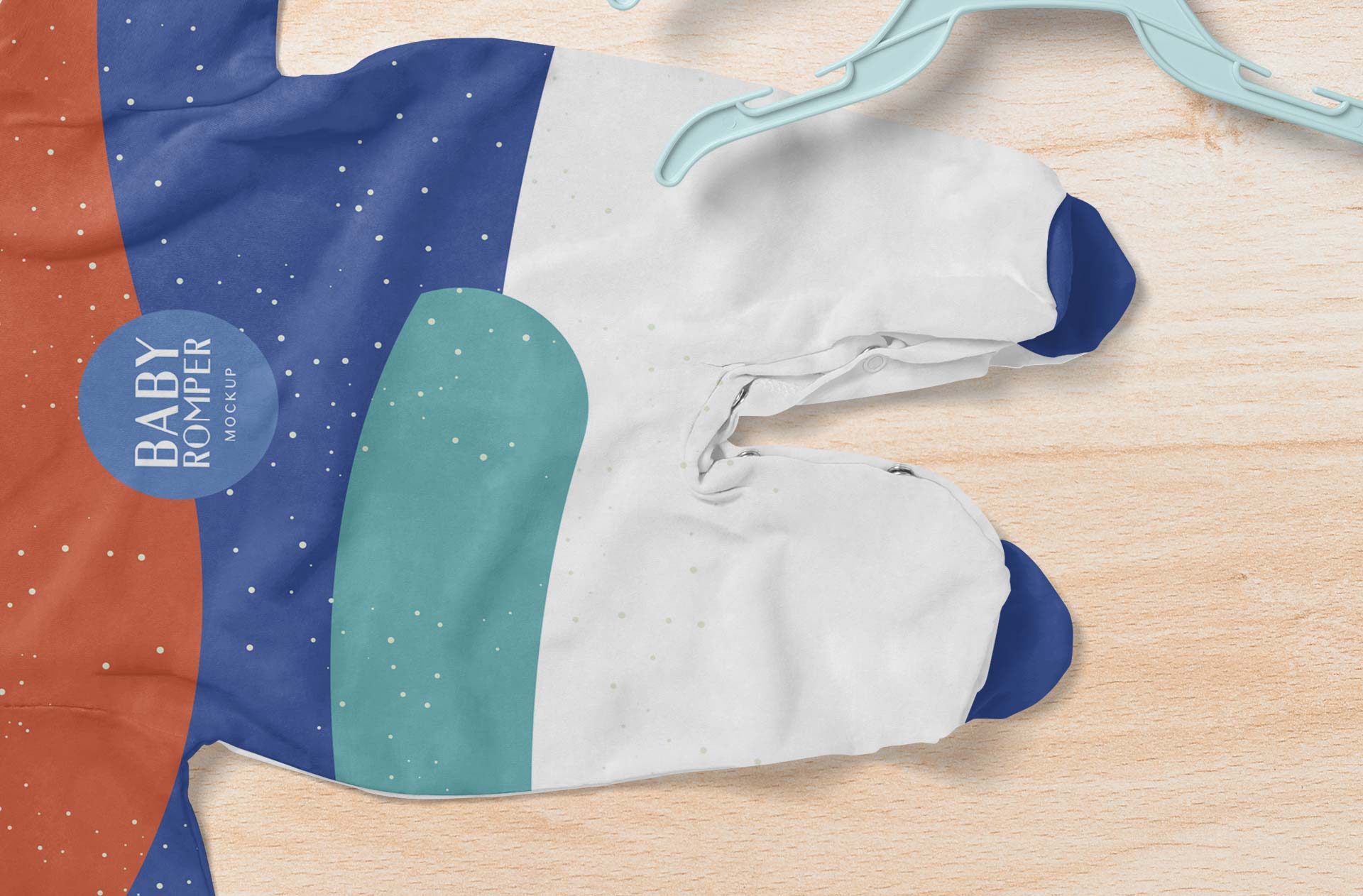 baby clothing branding mock-up
