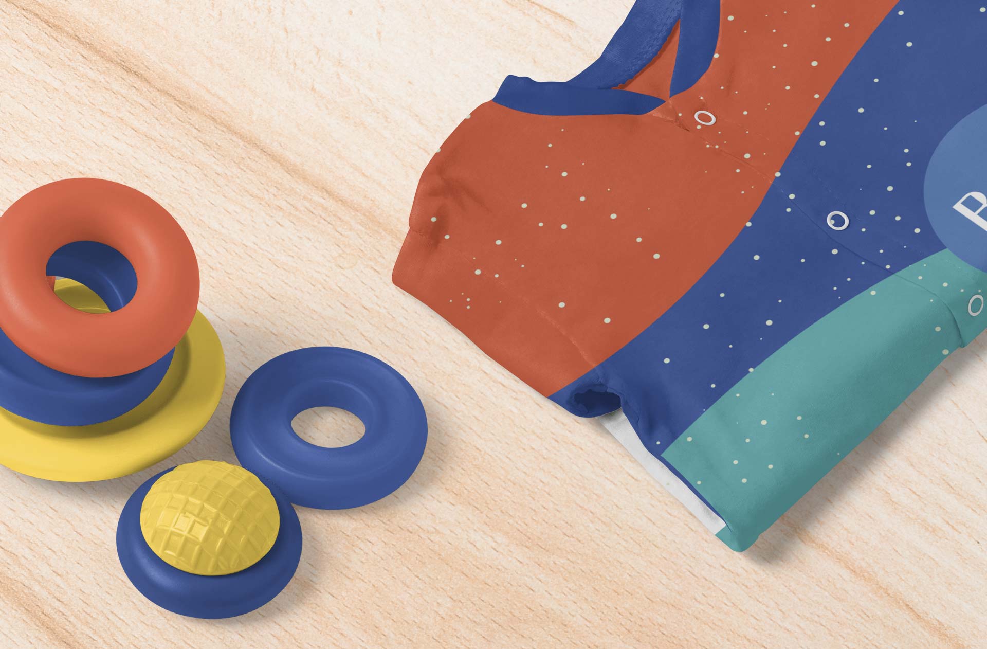 baby apparel mock-up