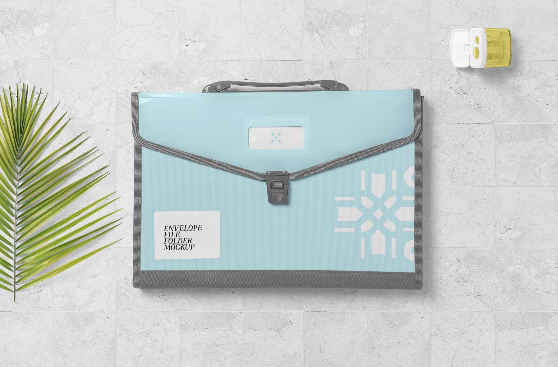 Envelope File Folder Mockup – Front View