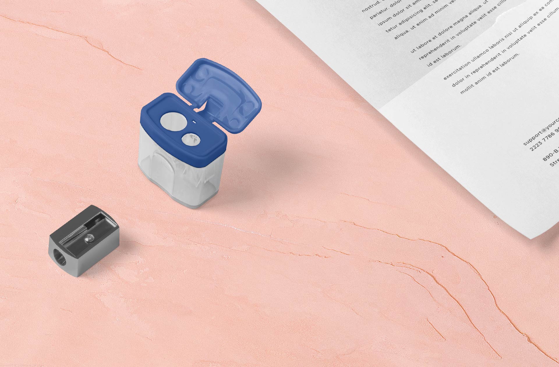aged paper mock-up