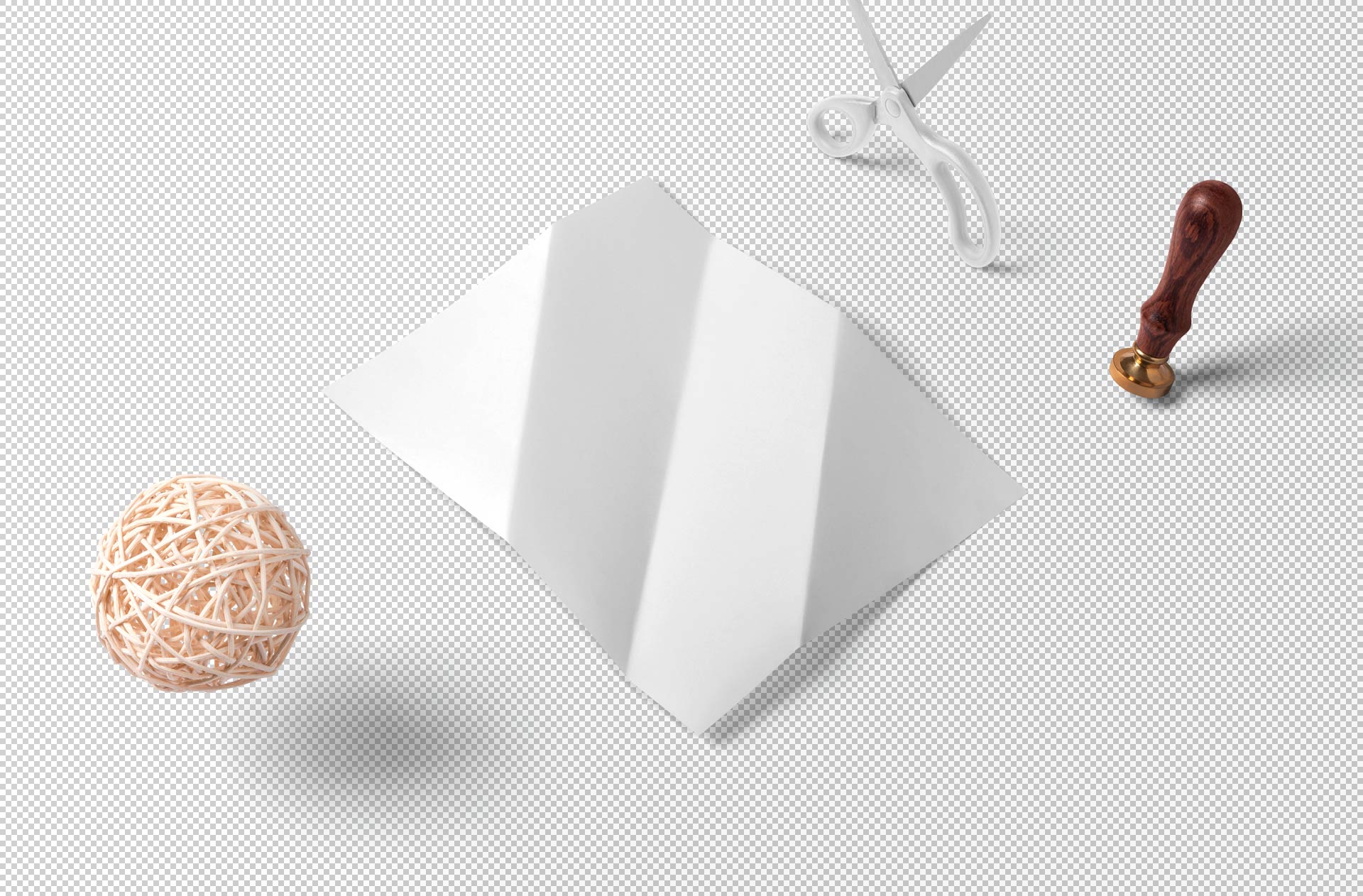 aged paper effect mock-up