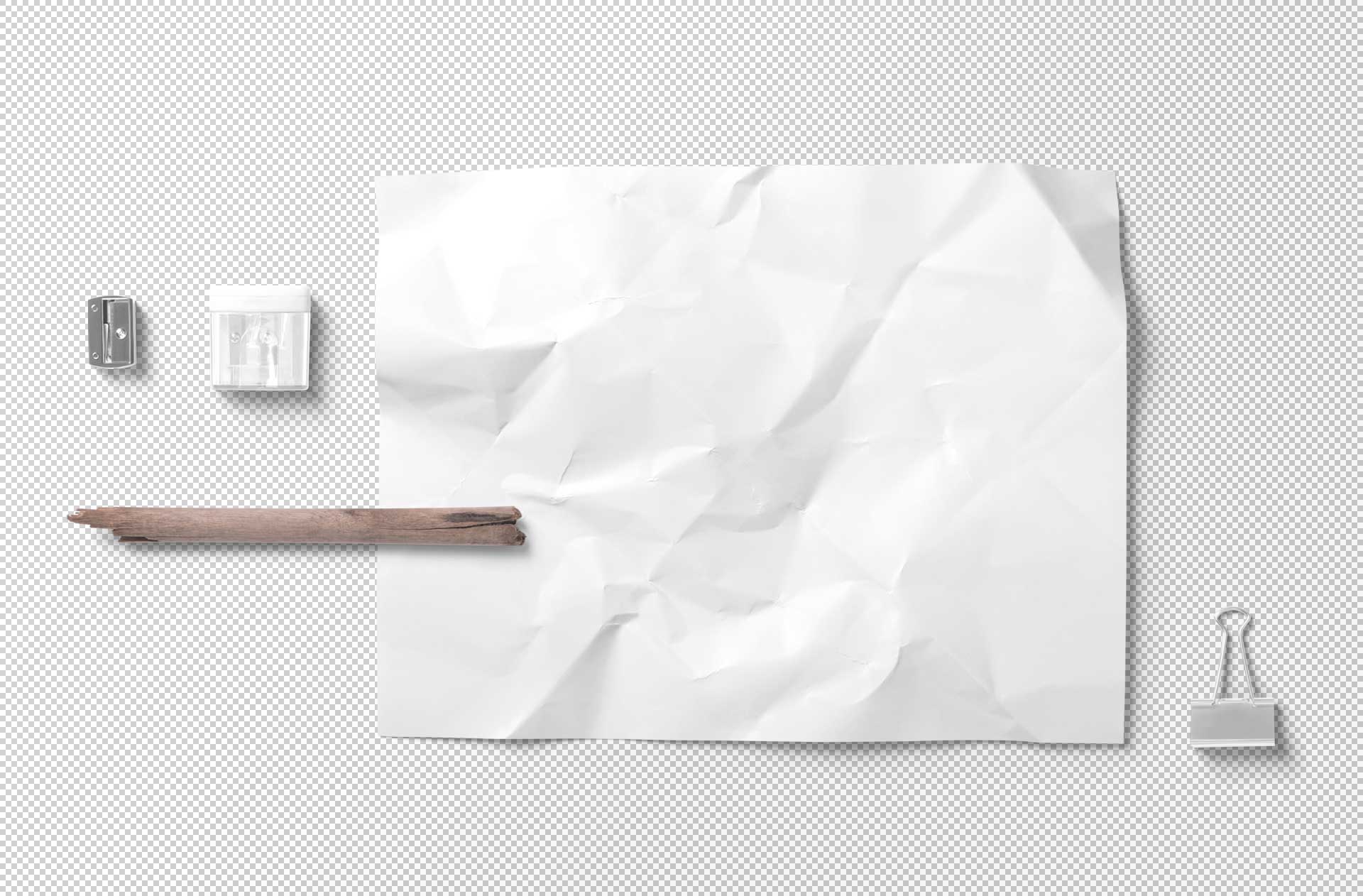 aged paper mock-up