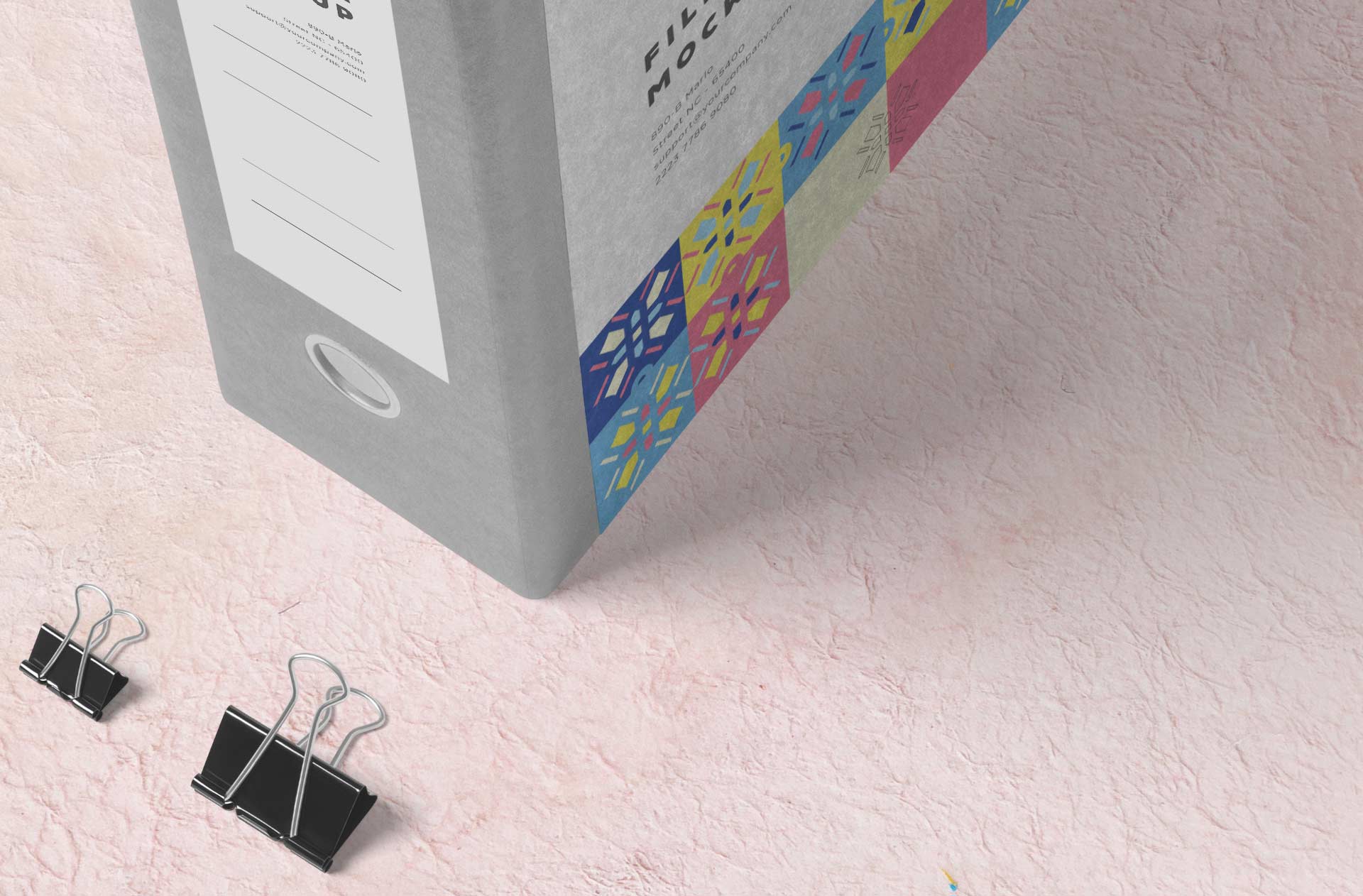 3D file organizer mock-up