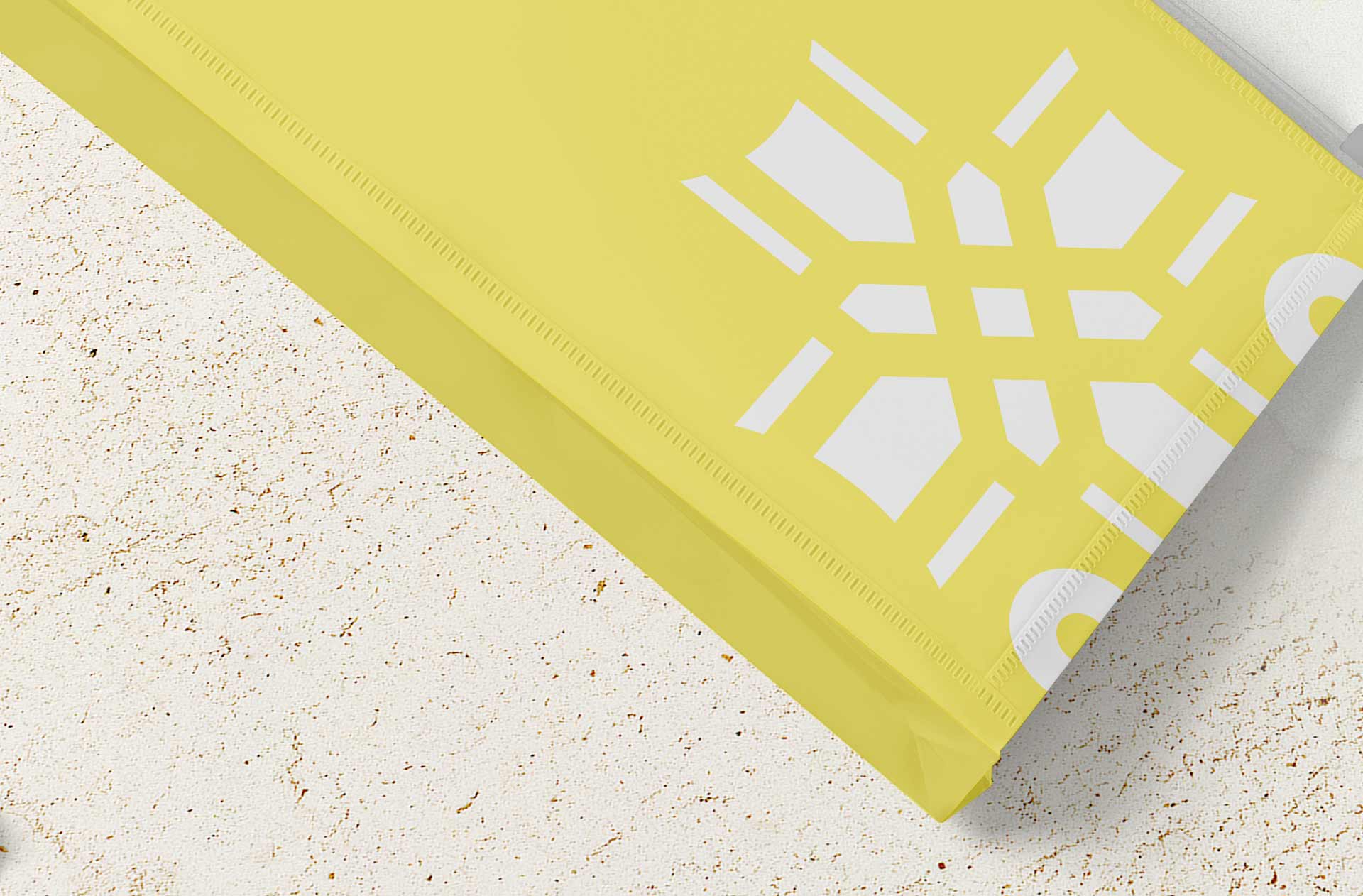 eco-friendly plastic bag mock-up