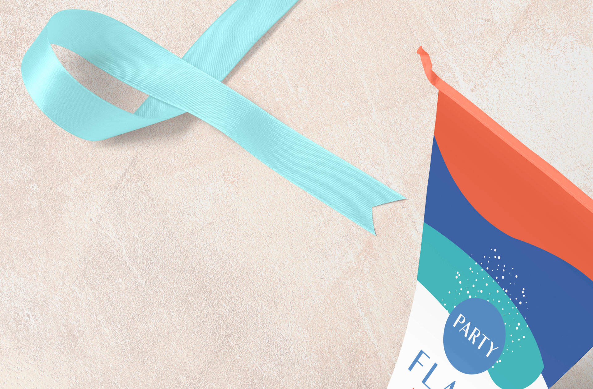 corporate branding pennant