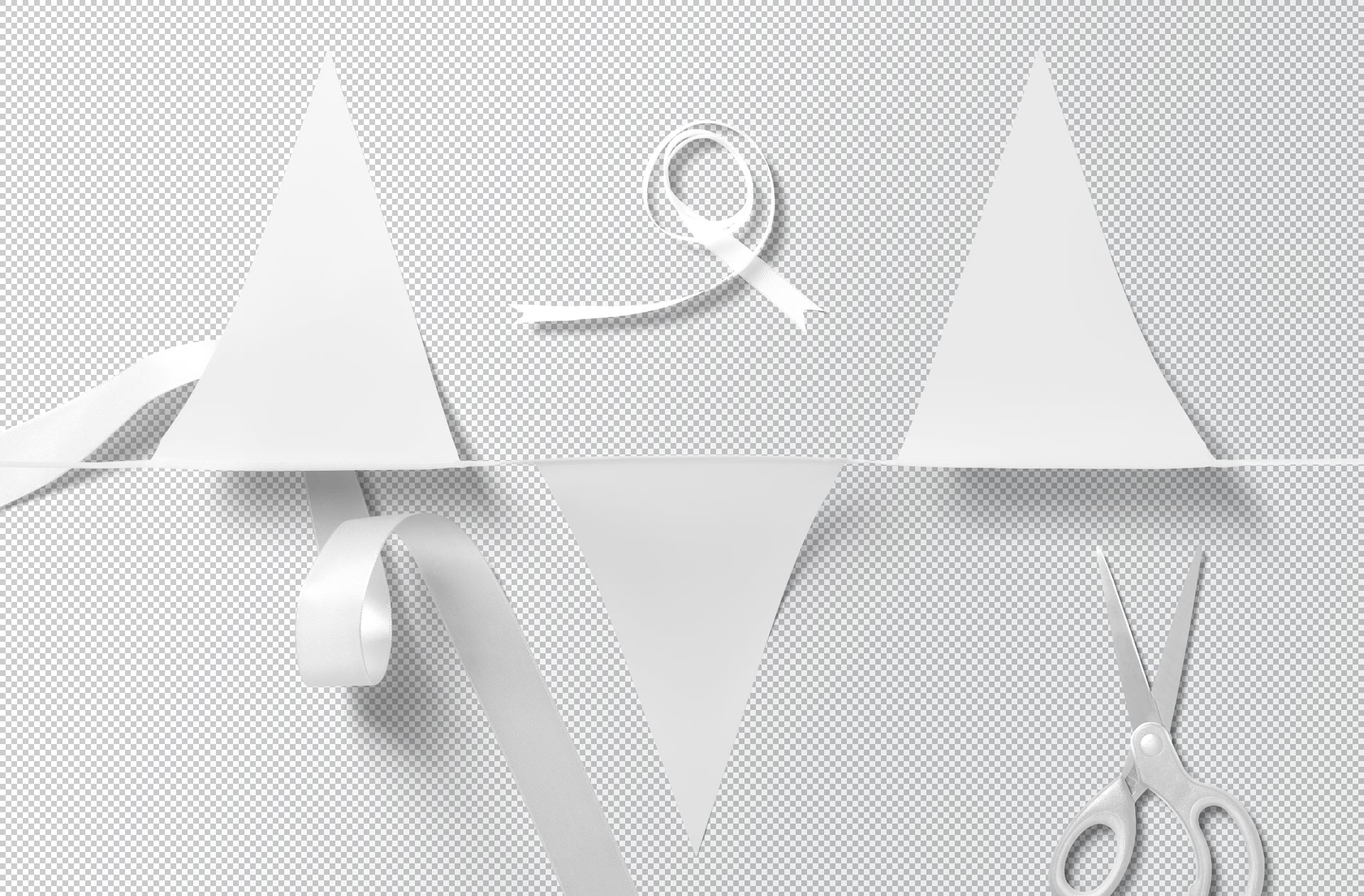 realistic banner PSD