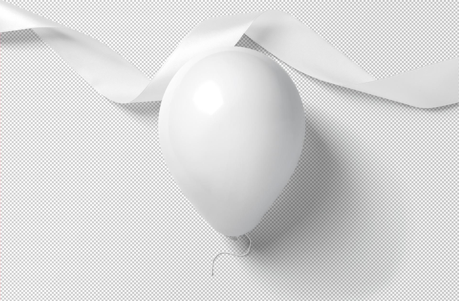 advertising balloon design PSD