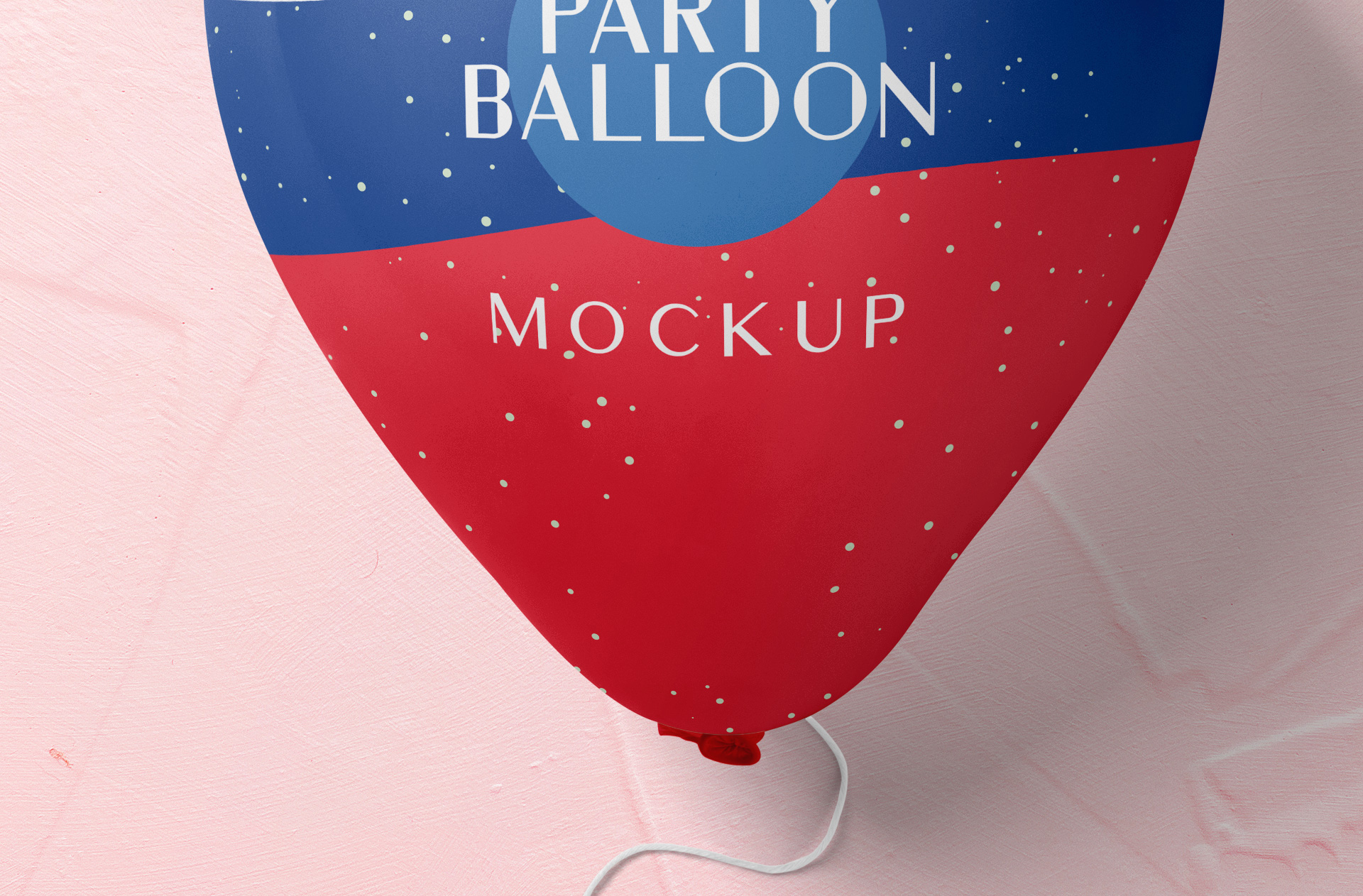 advertising balloon design PSD