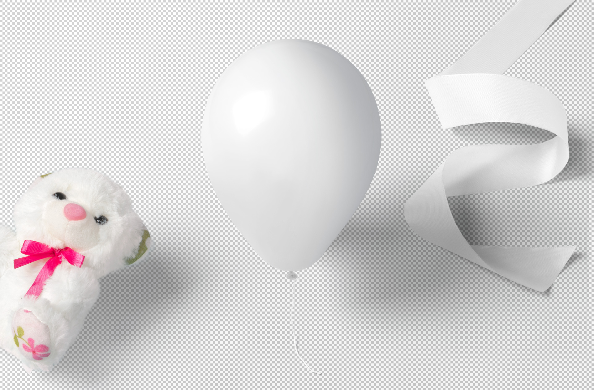 advertising party supplies mock-up