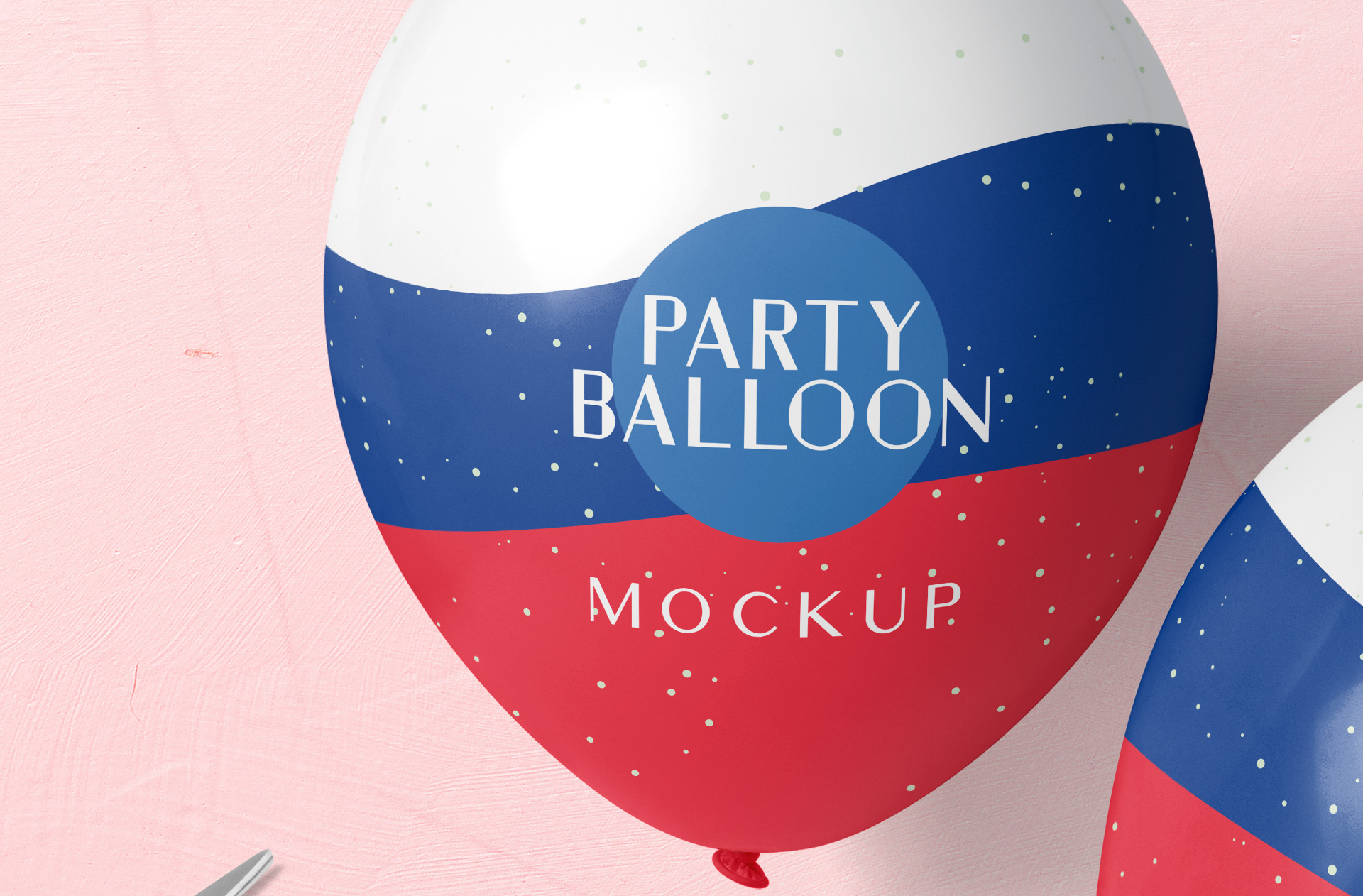 advertising balloon mockup