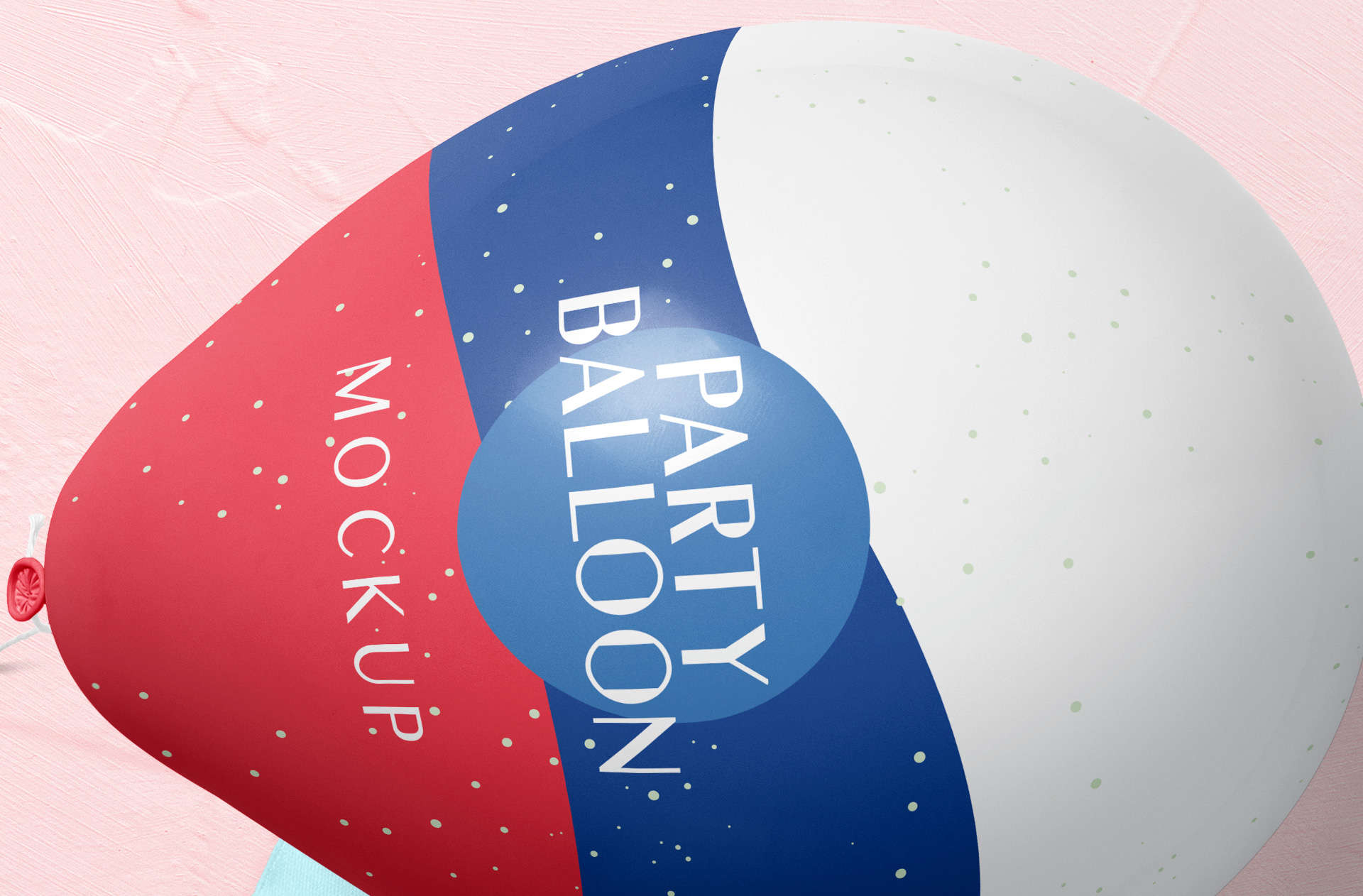 editable corporate branding balloon
