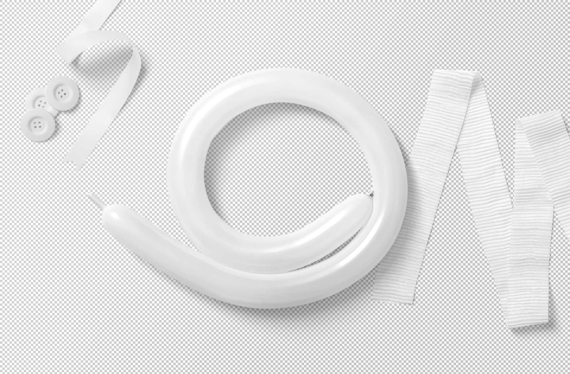 advertising balloon mock-up