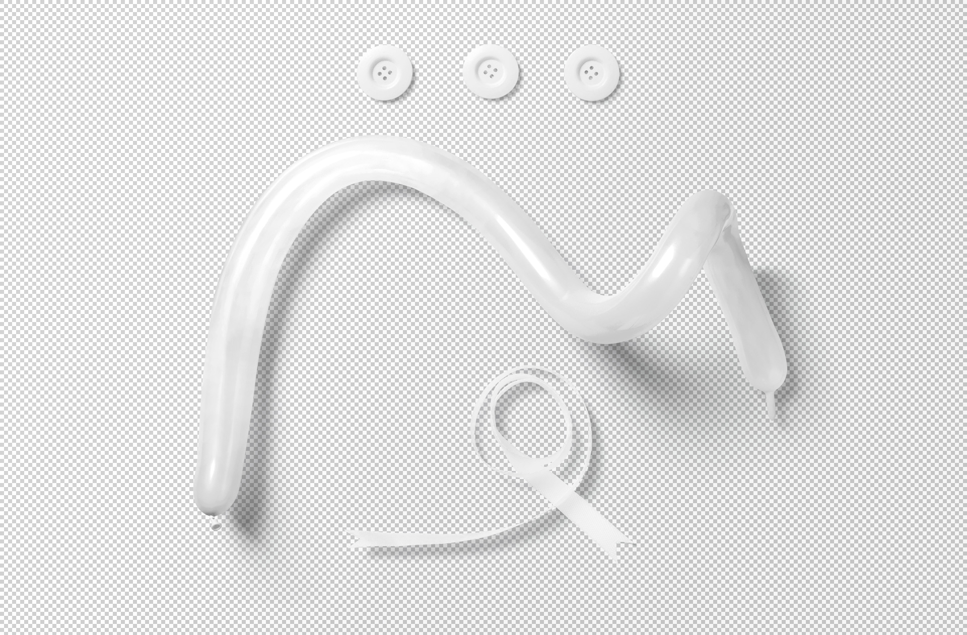 balloon advertising mock-up
