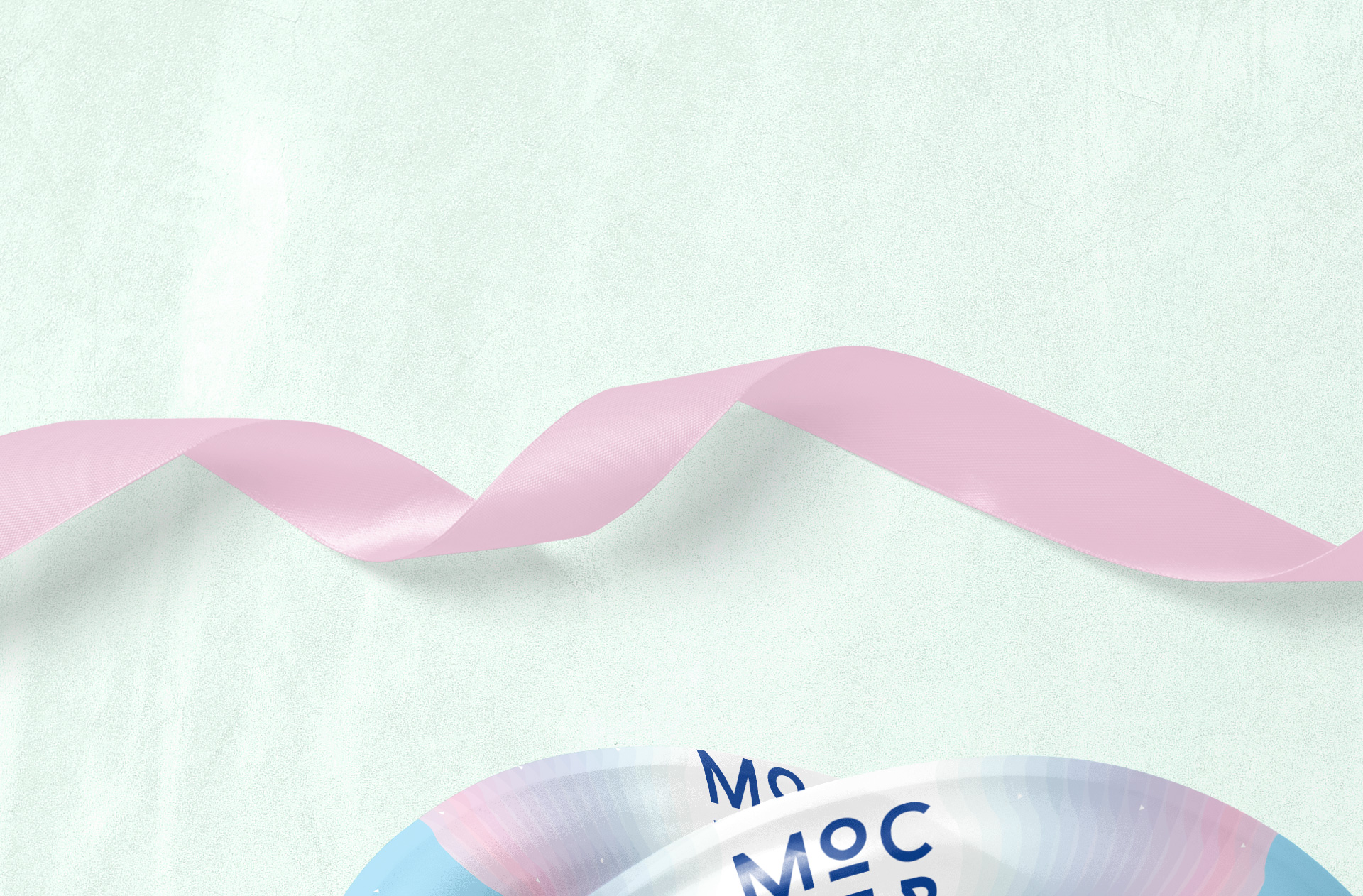 creative twisting balloon mock-up