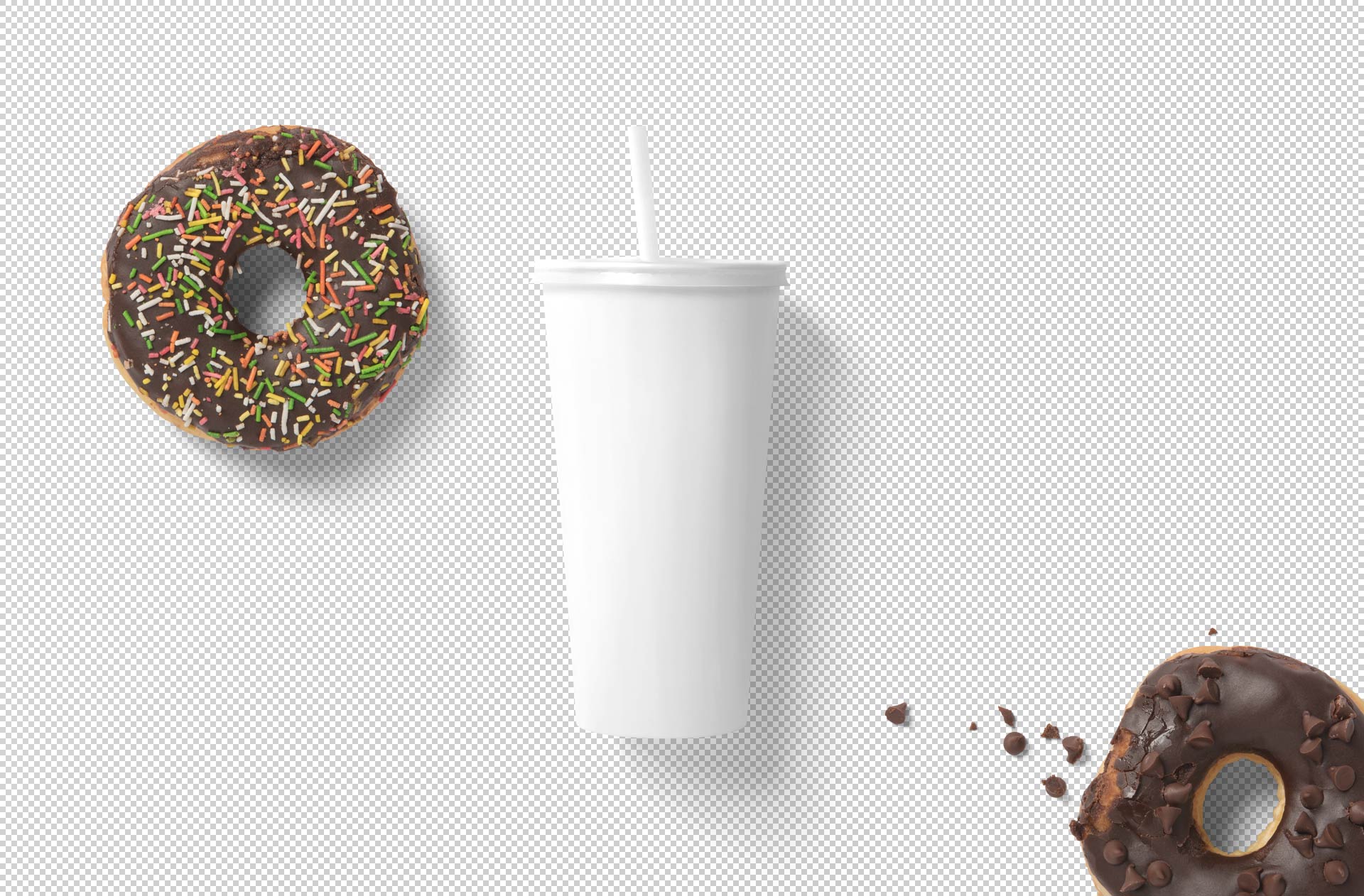 beverage branding mock-up