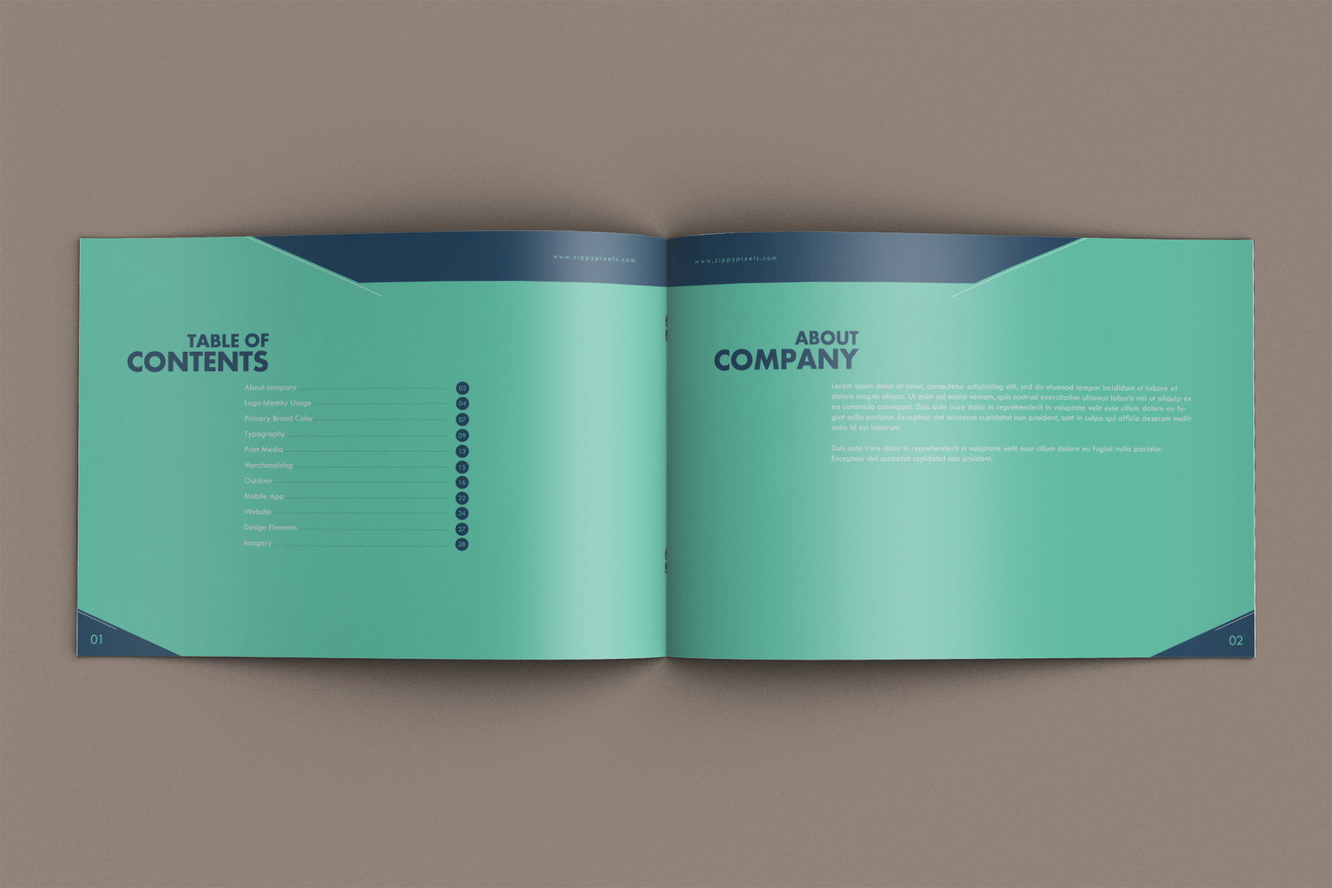 A4 brand book
