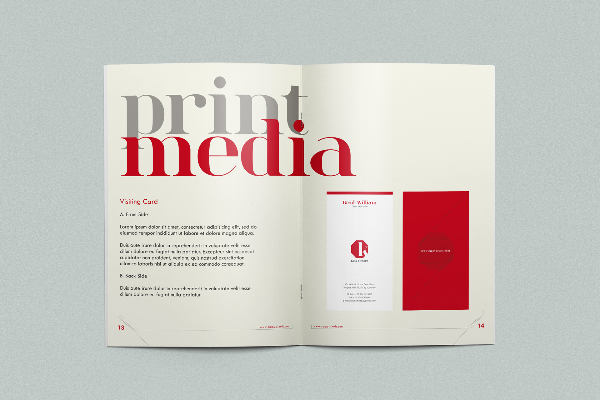 brand book template