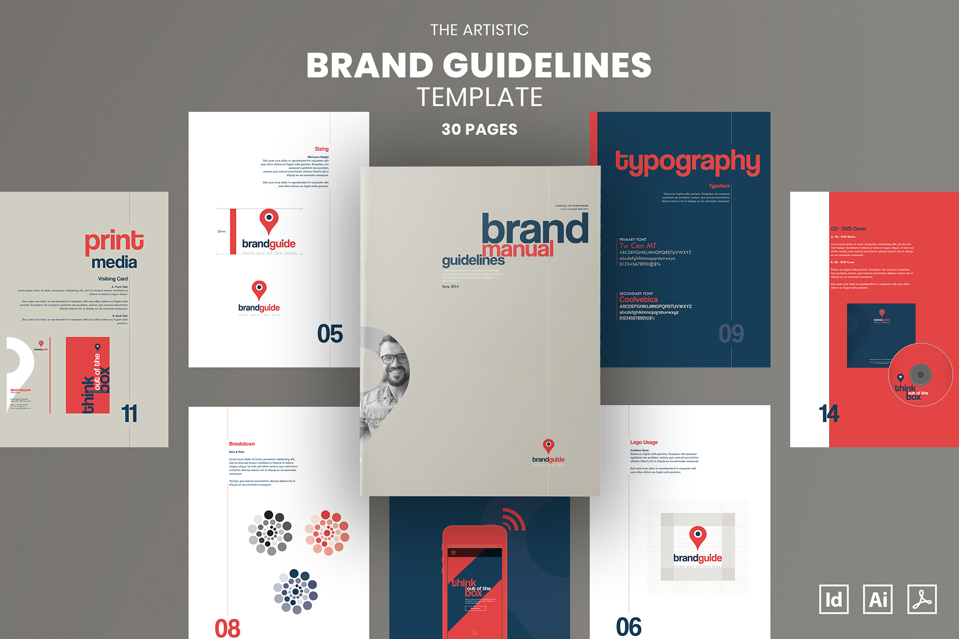 The Artistic – Brand Guidelines Template