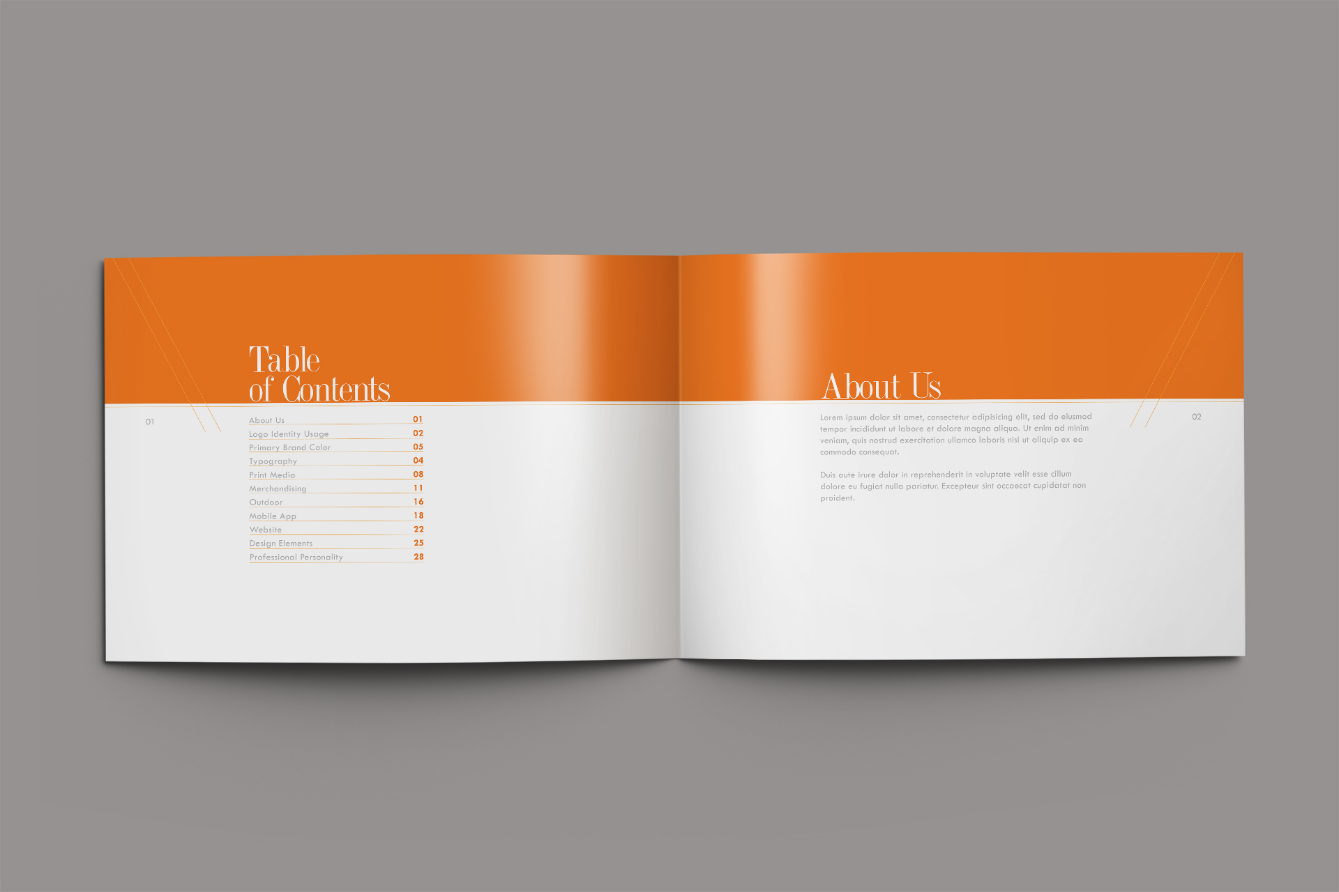 A4 brand book