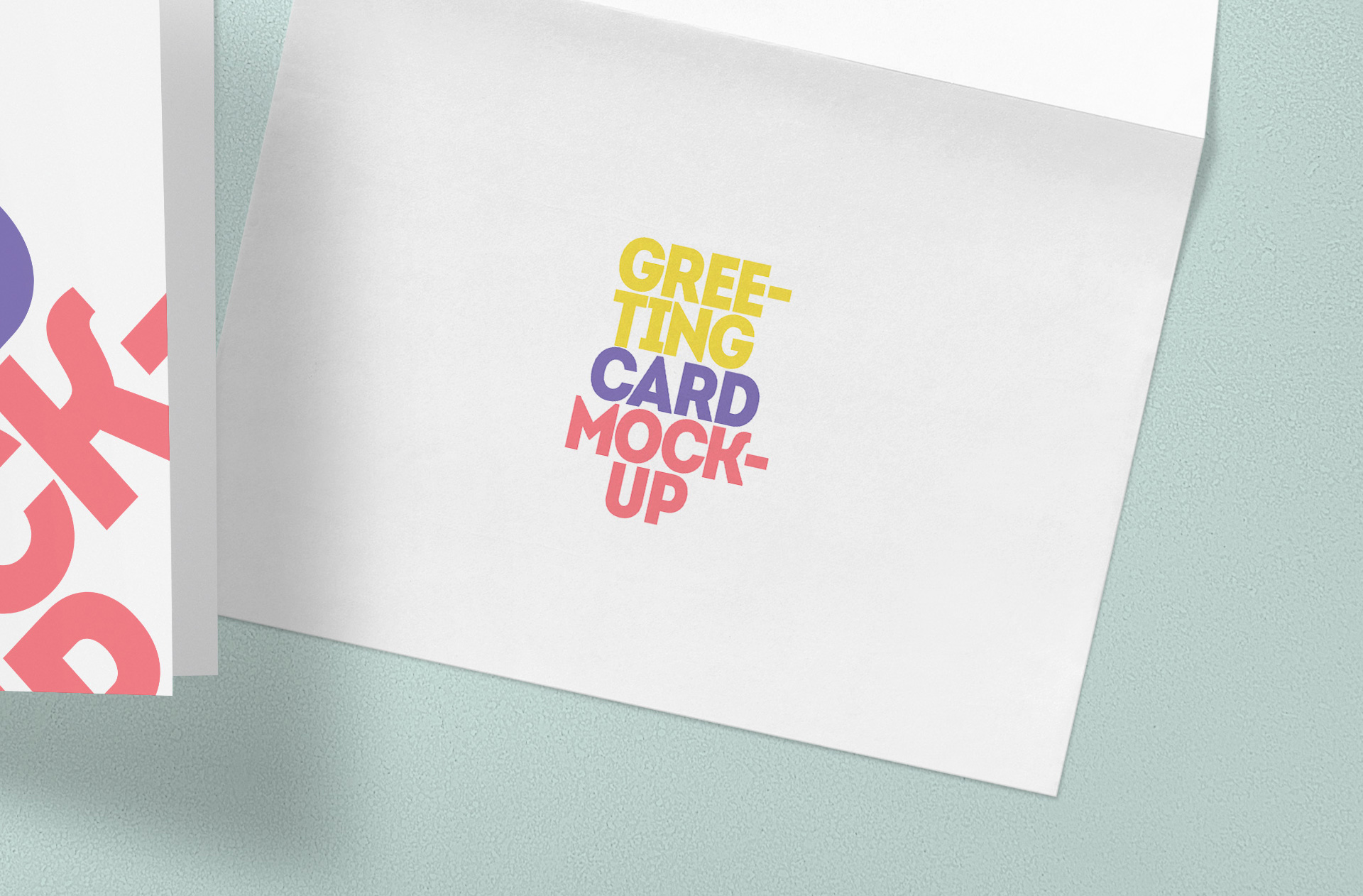 birthday card mock-up