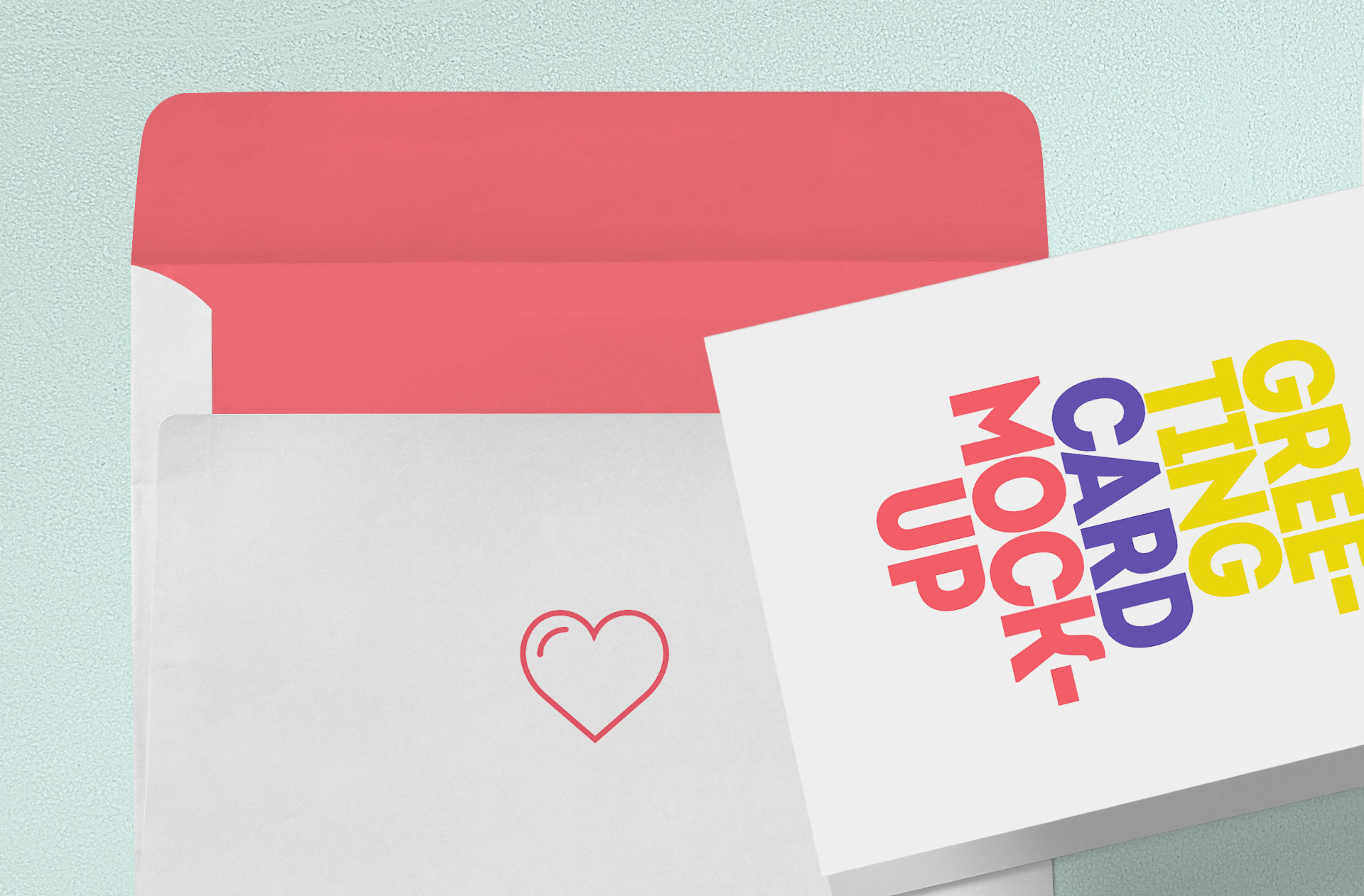 birthday card mock-up