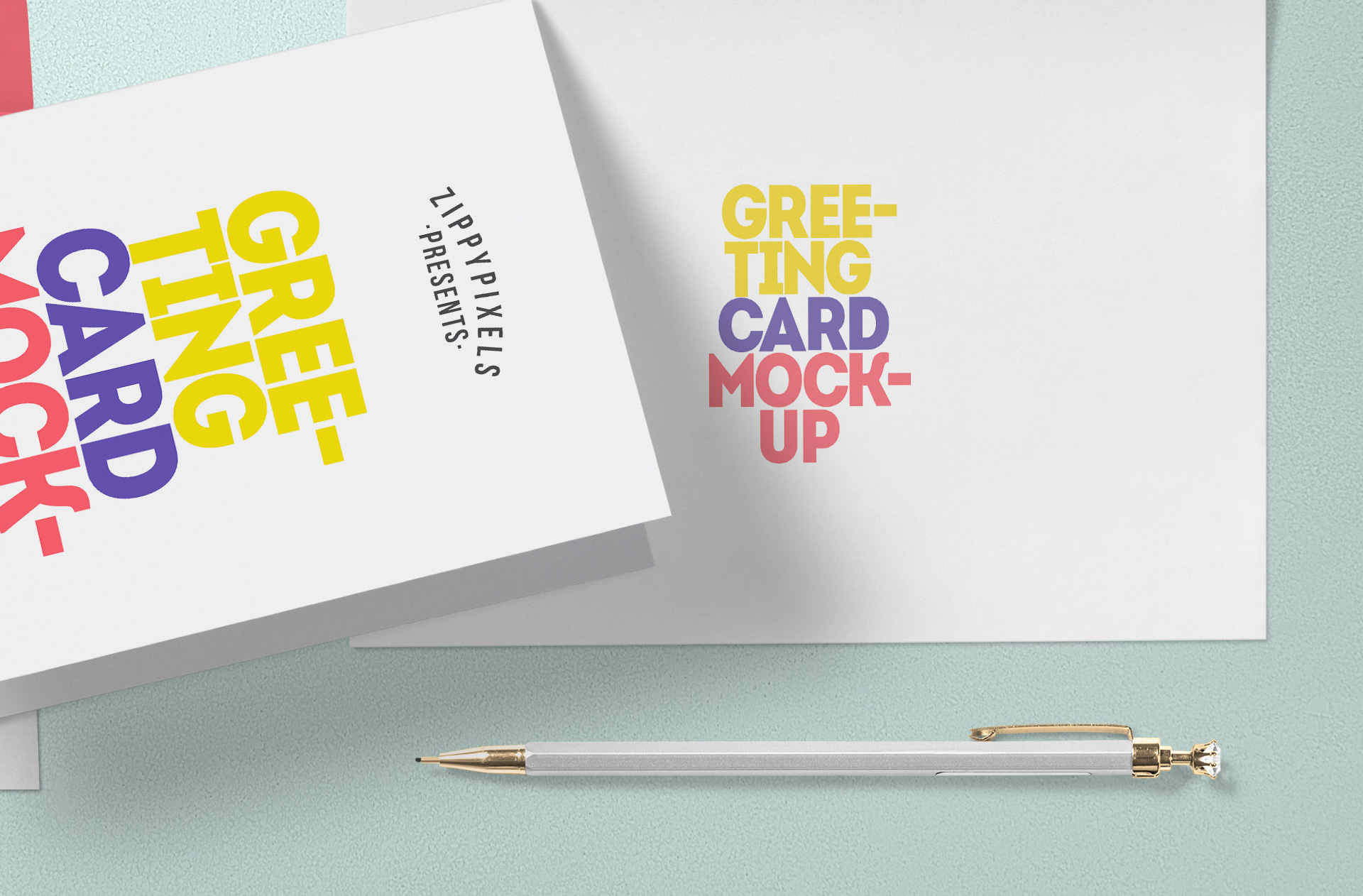birthday card mock-up