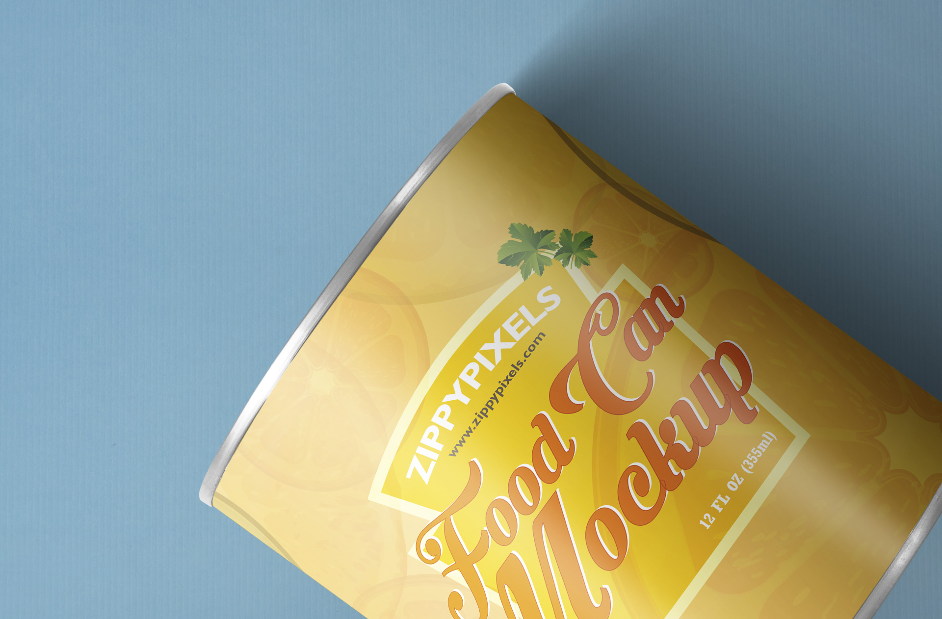 aluminum can mock-up