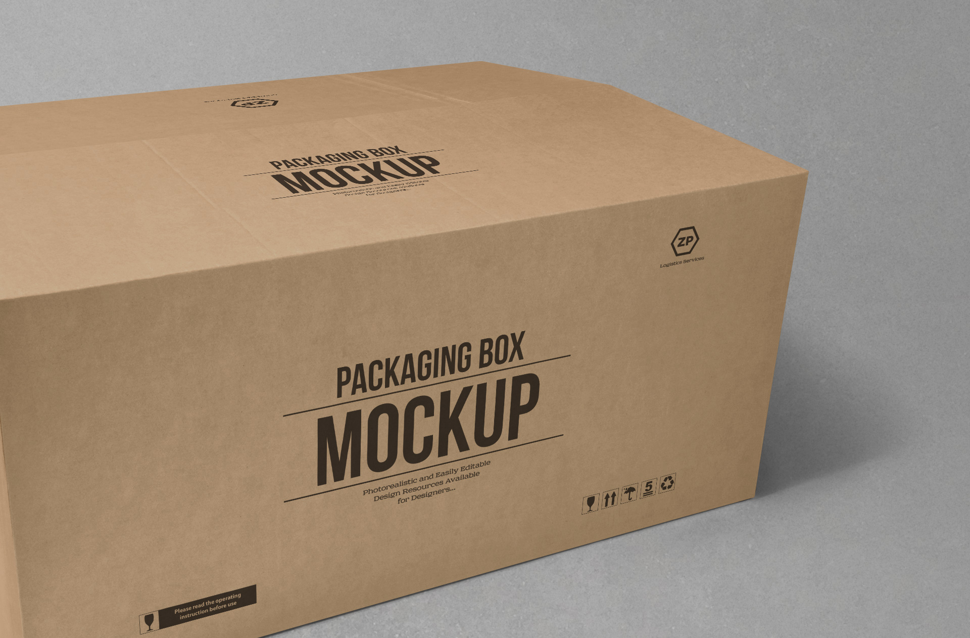 brown kraft box design